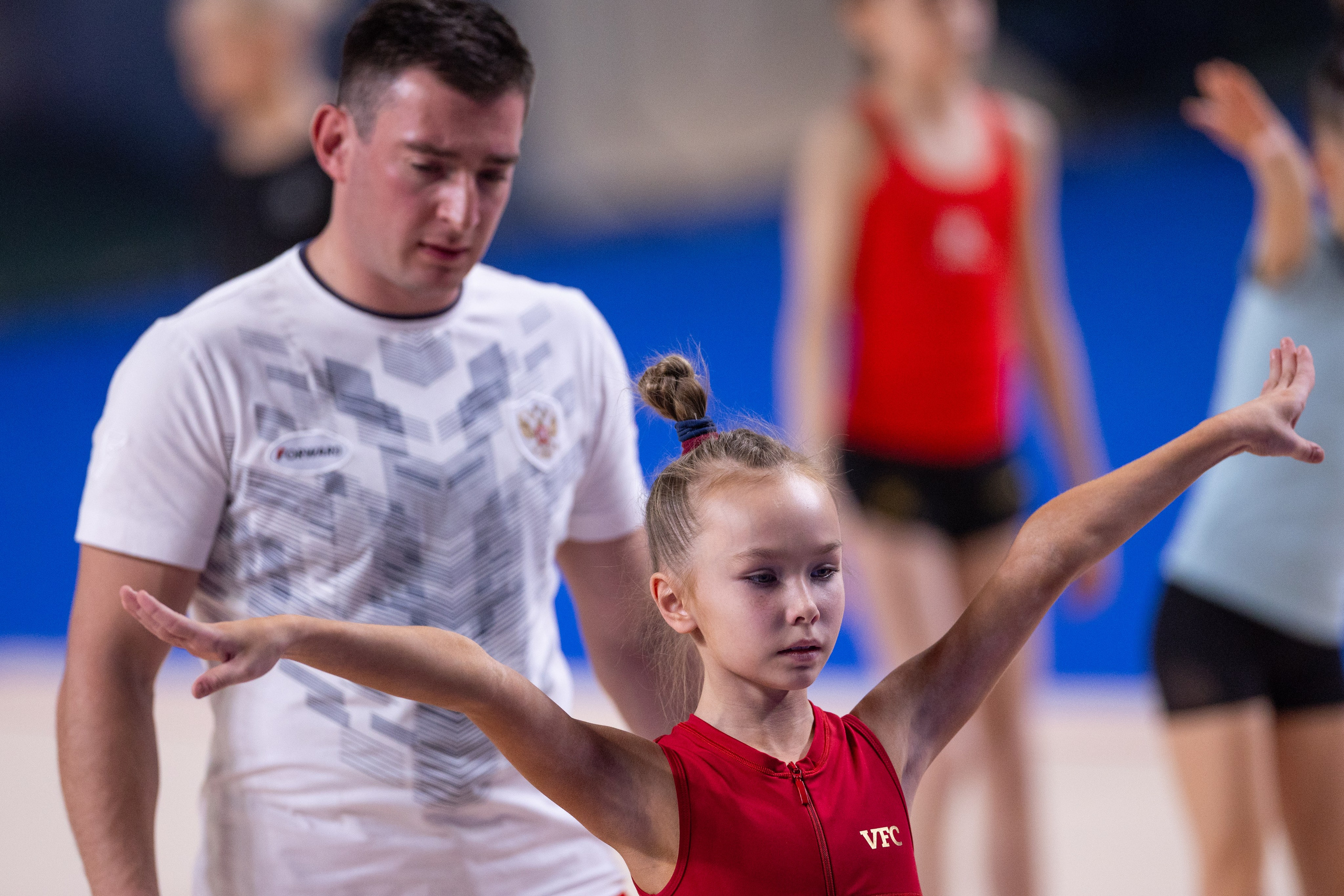 Мастер класс хореографа сборной России по художественной гимнастике Кирилла Баркана. Спортивный репортажный фотограф Казань Нафис Сиразетдинов