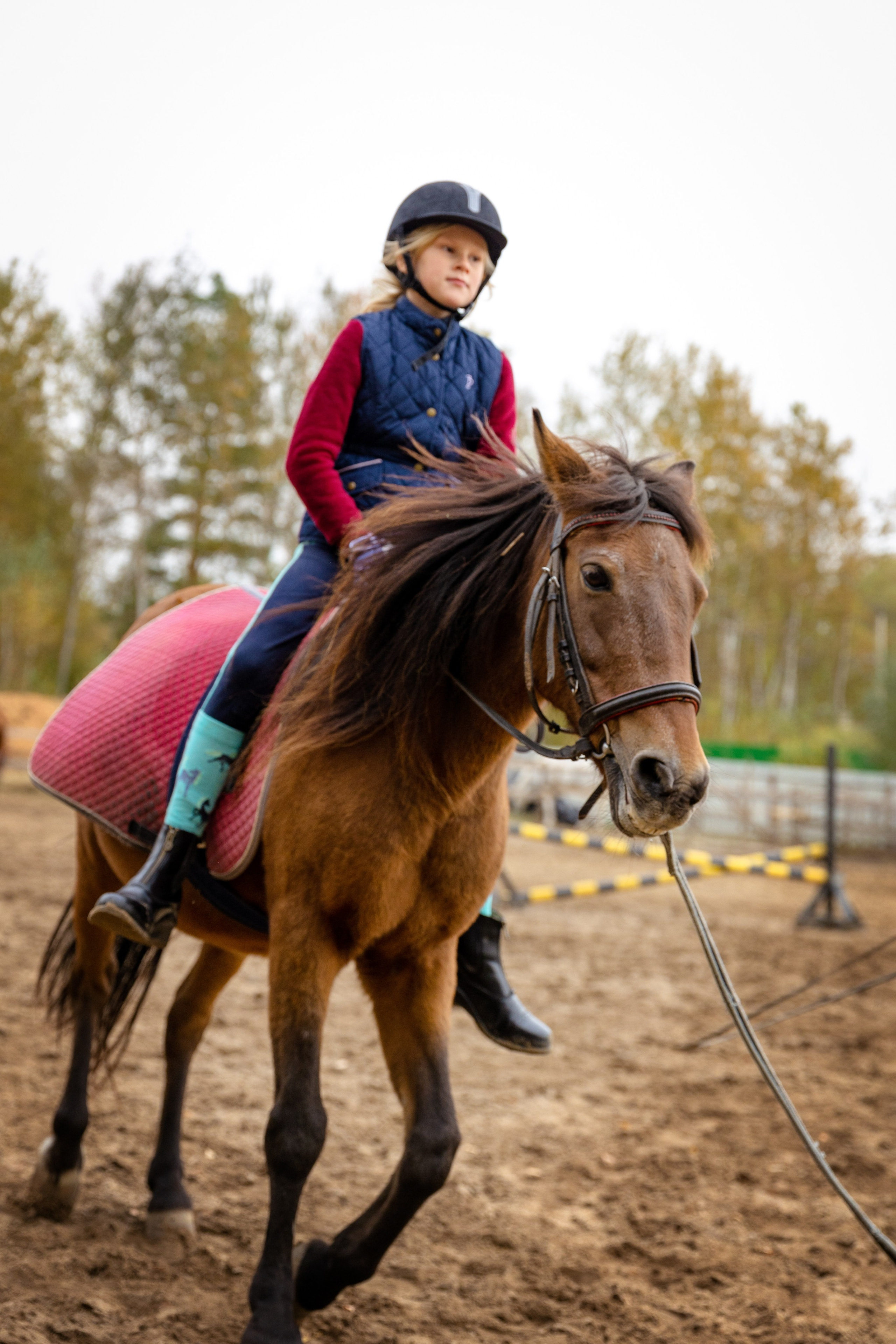 Конная тренировка Анастасии