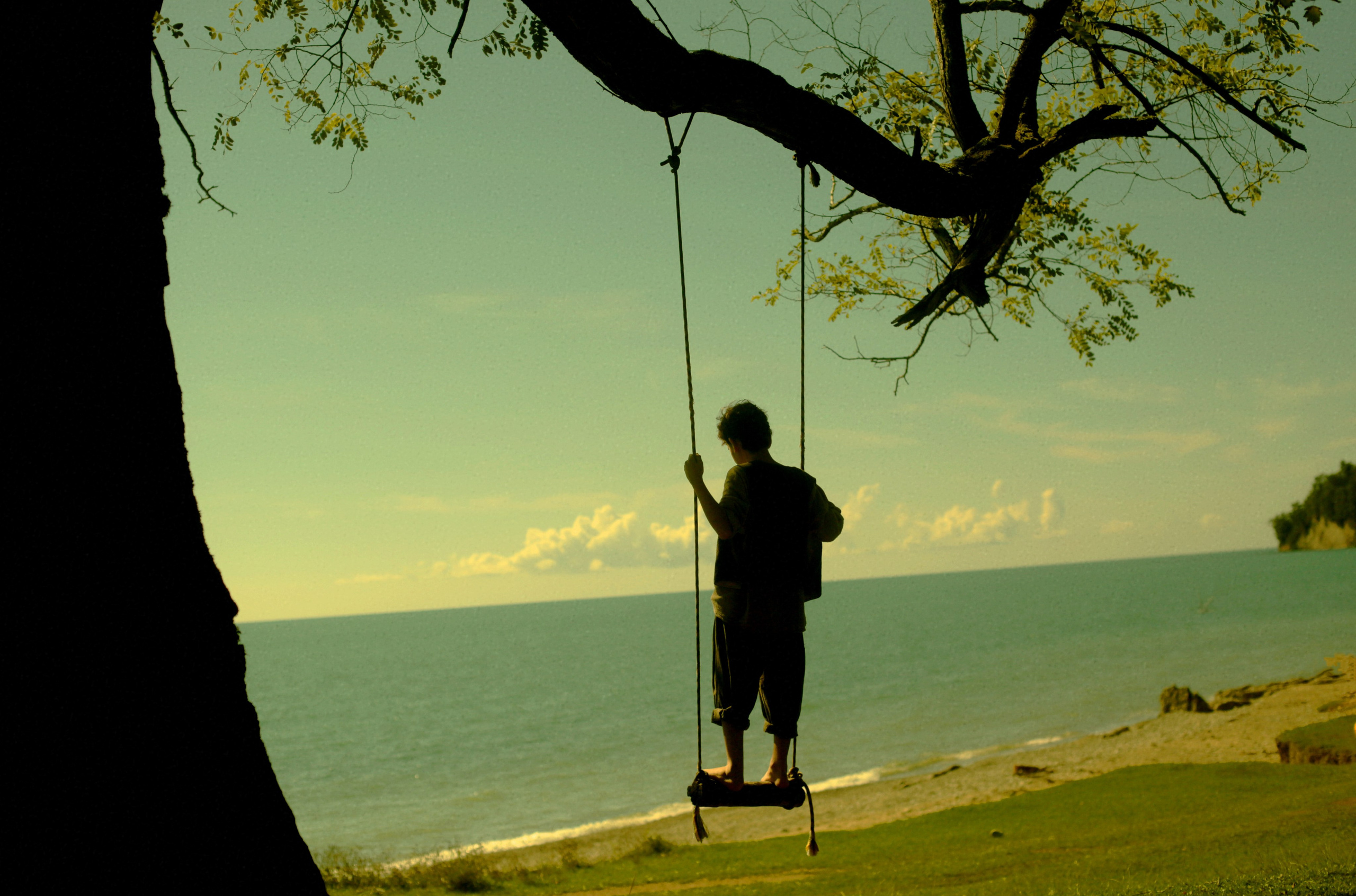 Кинематографическая съемка. Старик и дети. Ekaterina Beridze