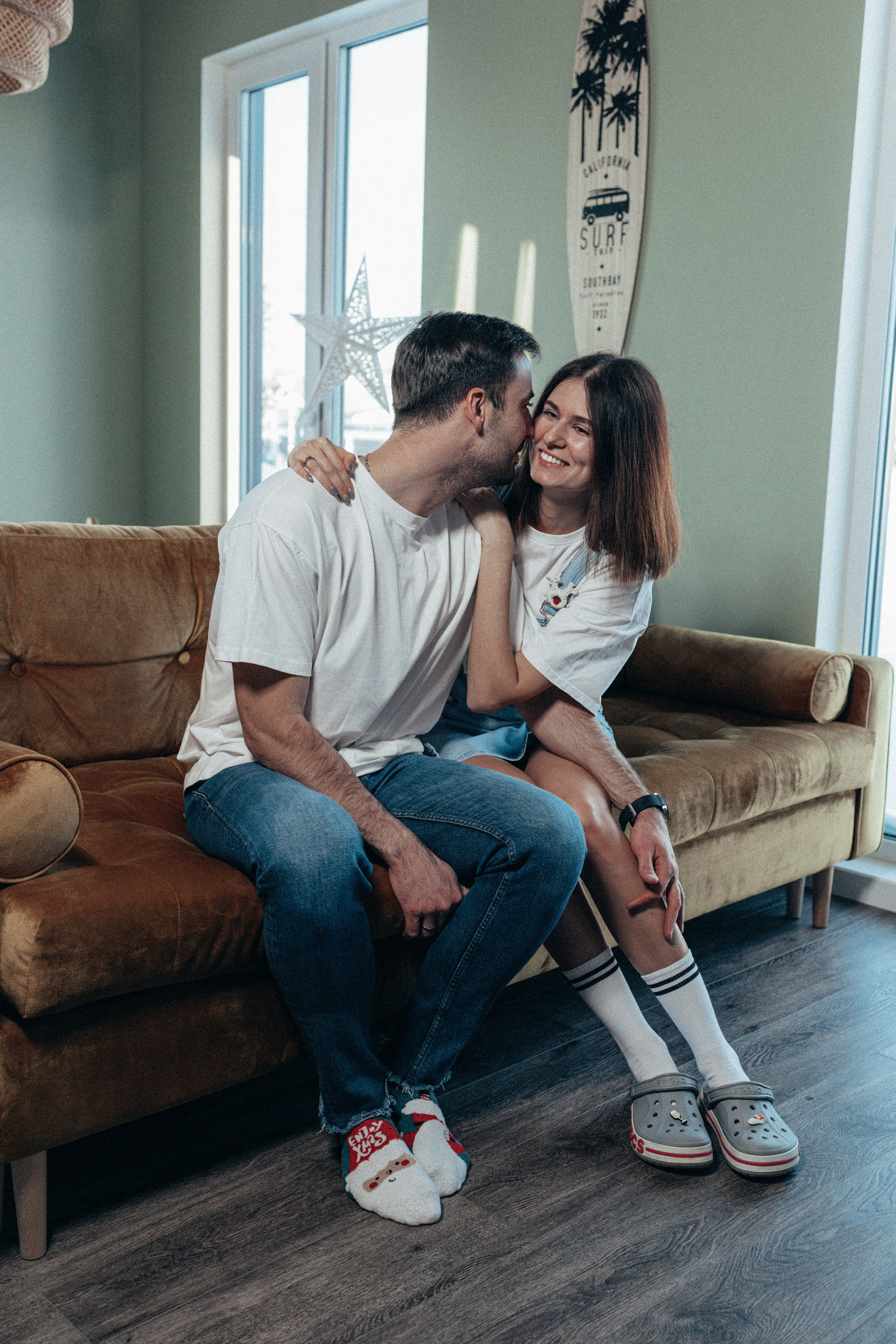 Кирилл, Настя и коржик Рико