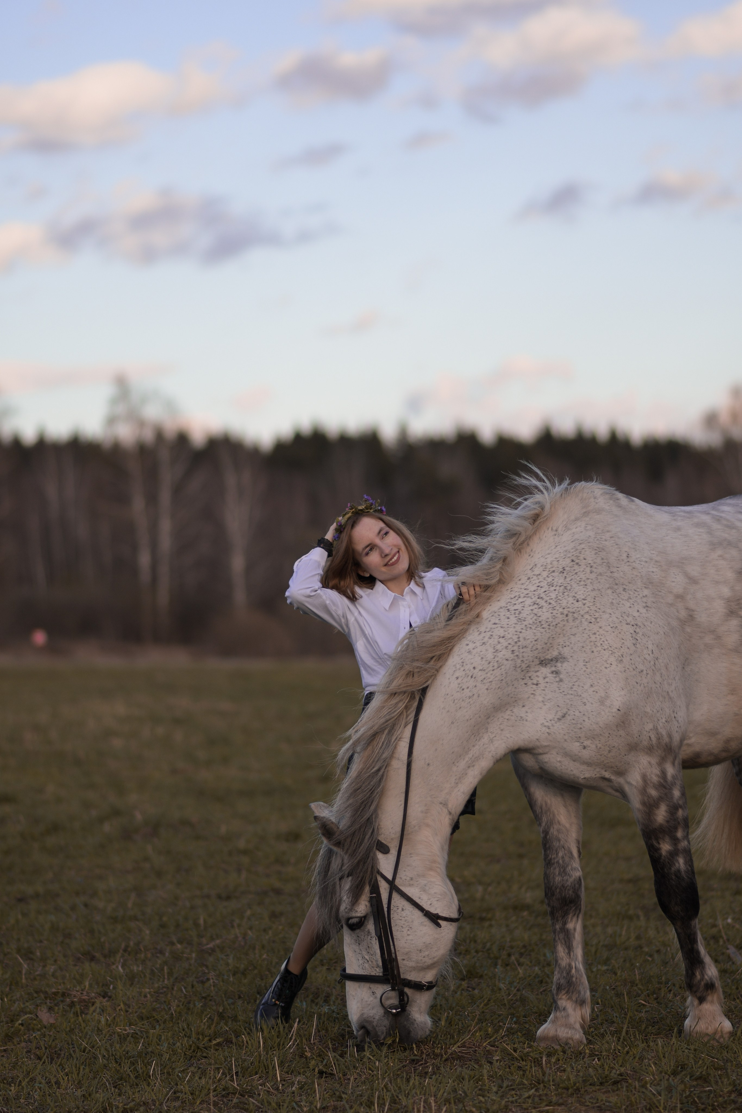 Портретная фотосессия с лошадьми. В созвучии с природой. Фотограф Светлана В. Пронина, Москва