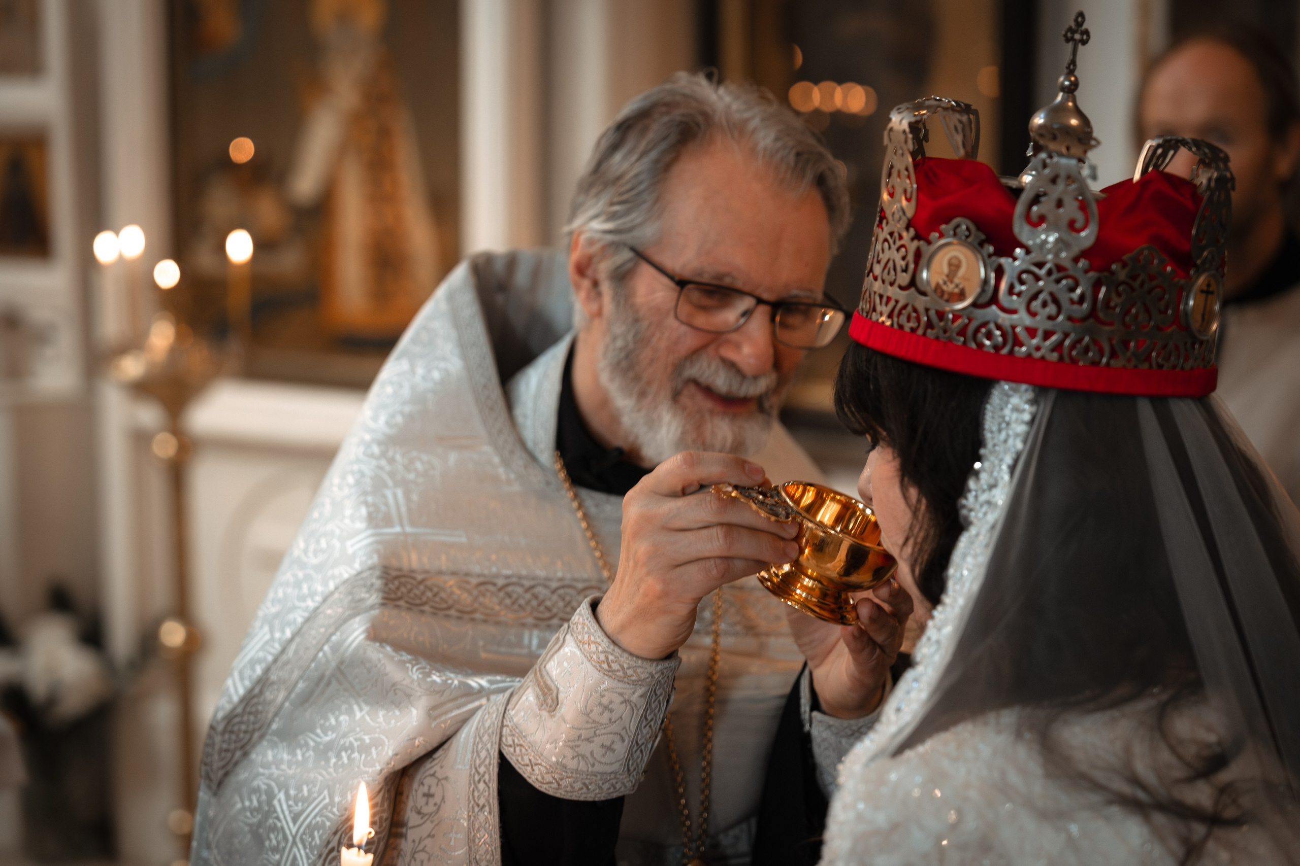 Венчание Марии и Ивана. Фото- и видеосъёмка крещения и венчания. Фотограф на крещение Москва