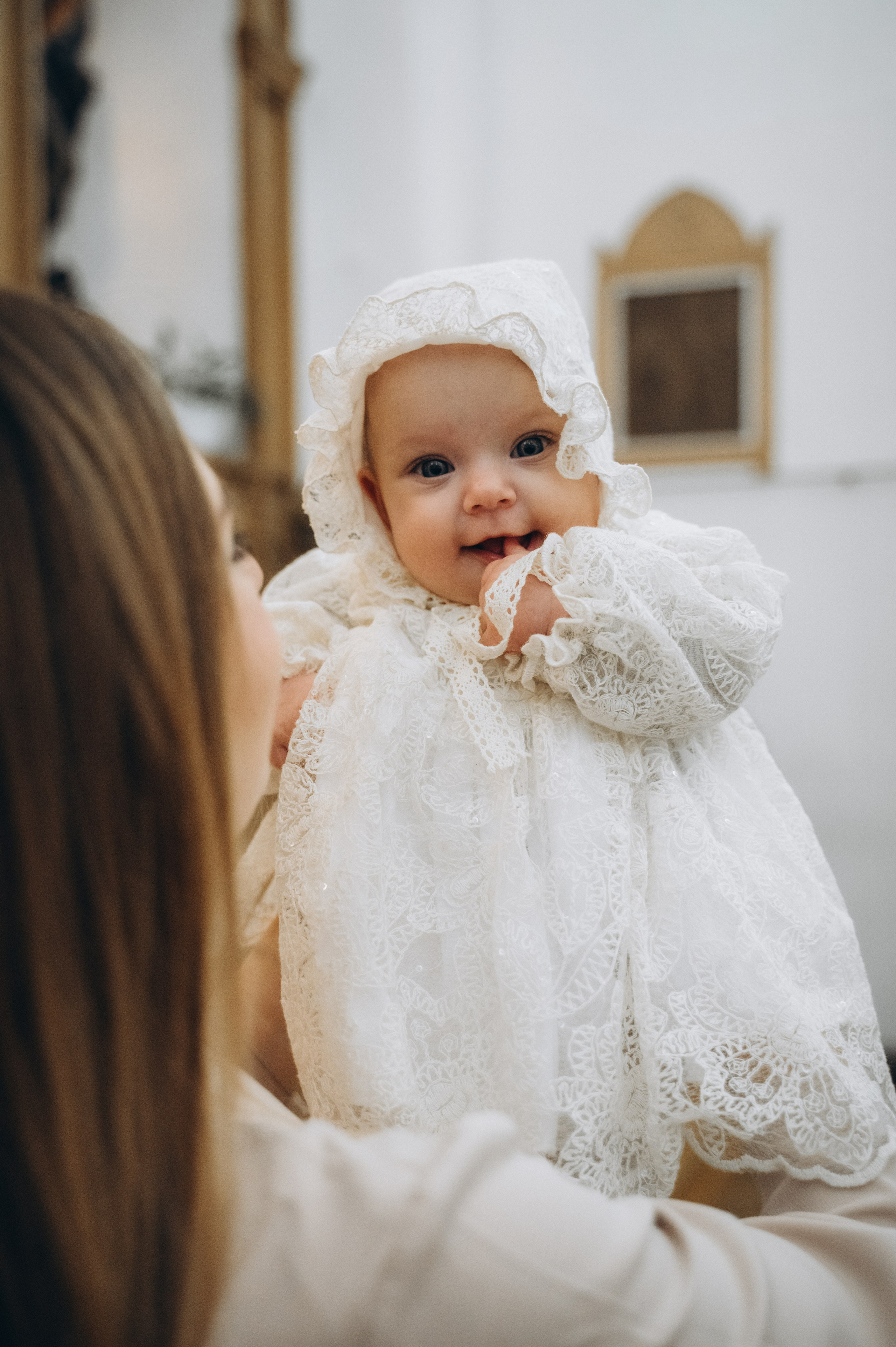 Крещение Эмили (Золотогорский костёл Пресвятой Троицы). Семейный фотограф в Минске Дарья Дреко