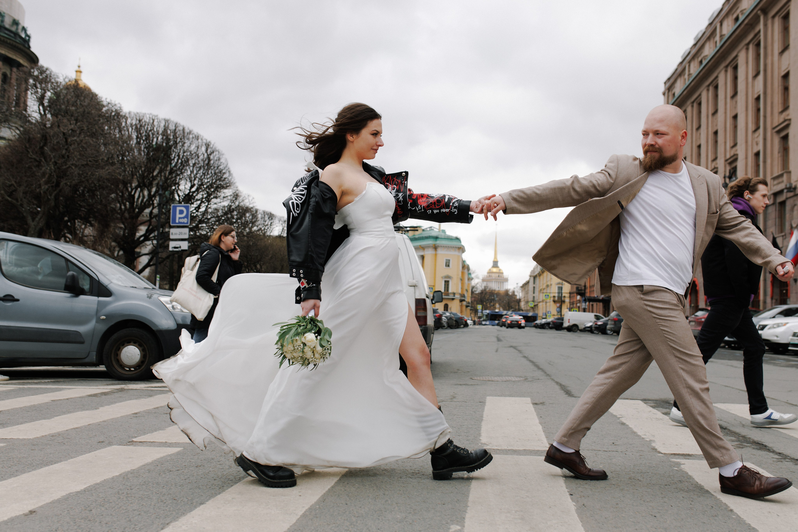 Два образа на этих снимках. Свадебный фотограф СПБ