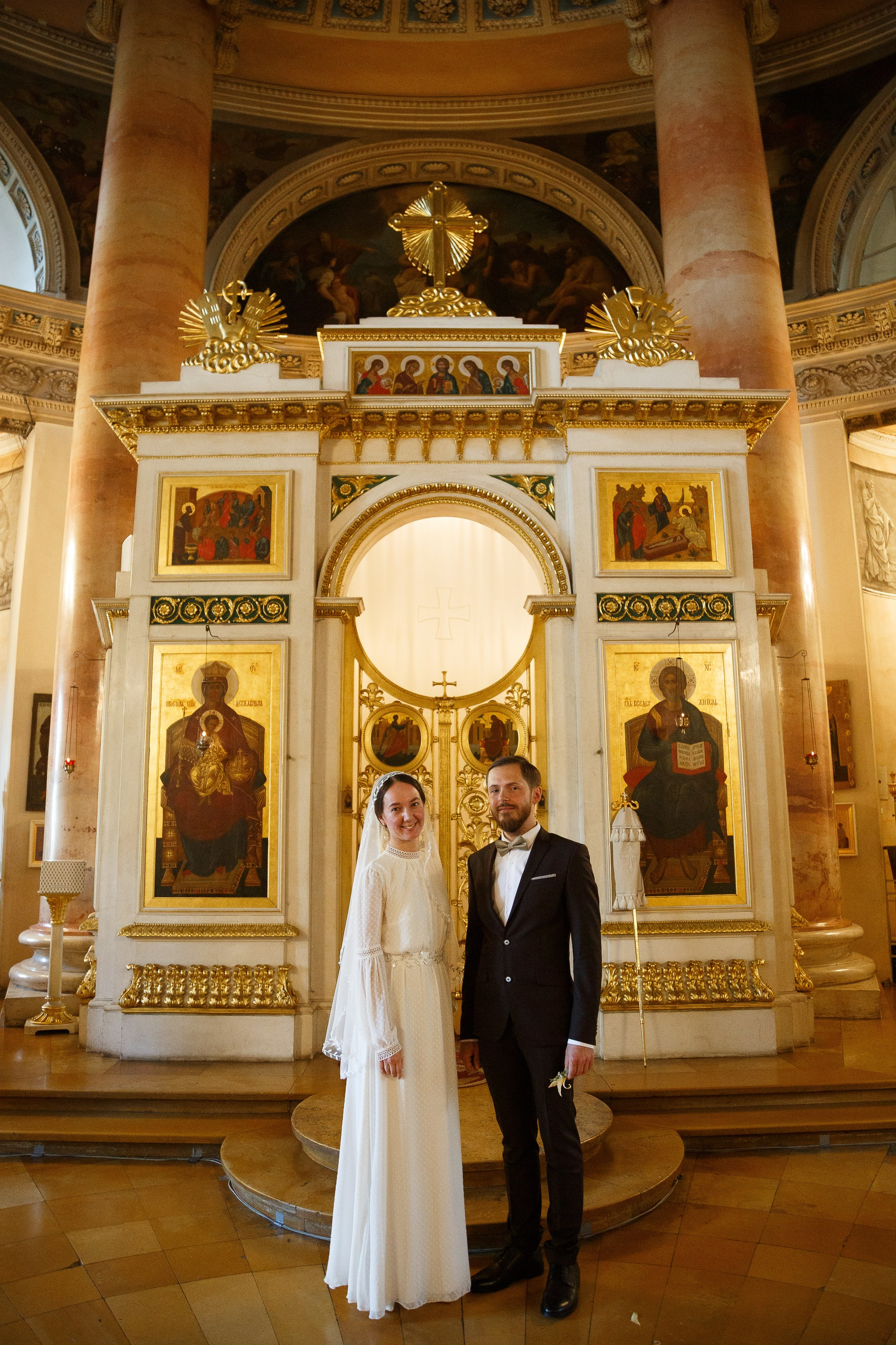 Съемка Венчания в храме царевича Димитрия