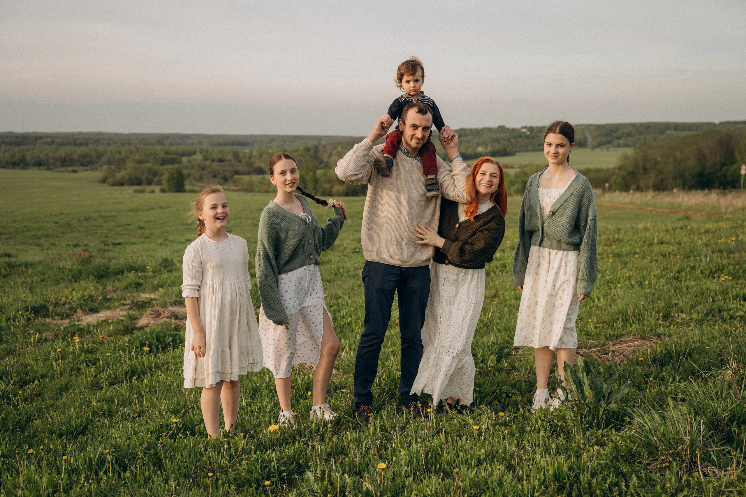 Семья Коломиных. Семейный фотограф в Клину и Москве Елена Храпунова