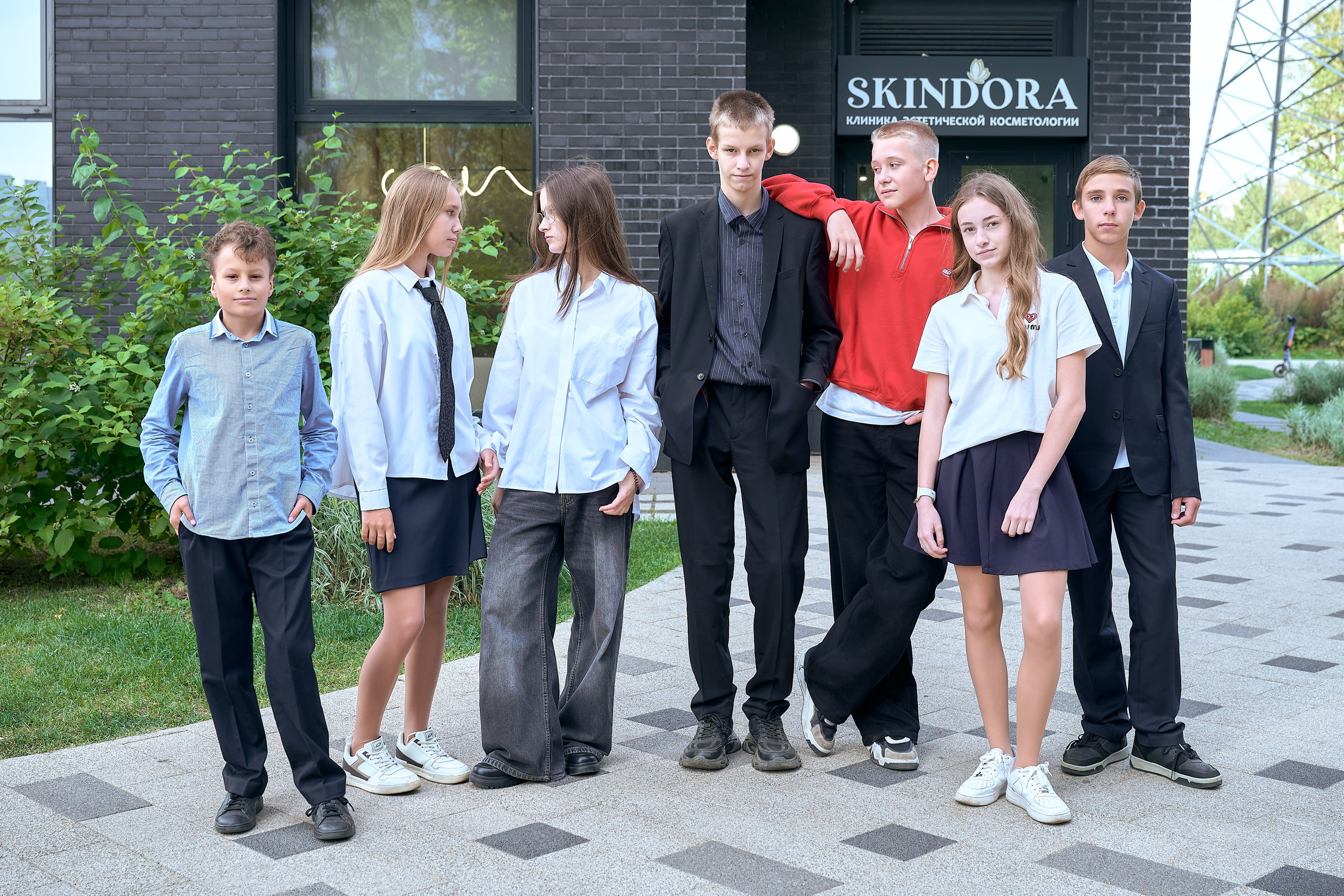 8А в сентябре (Гимназия 13, Одинцово). Школьный и семейный фотограф, Одинцово