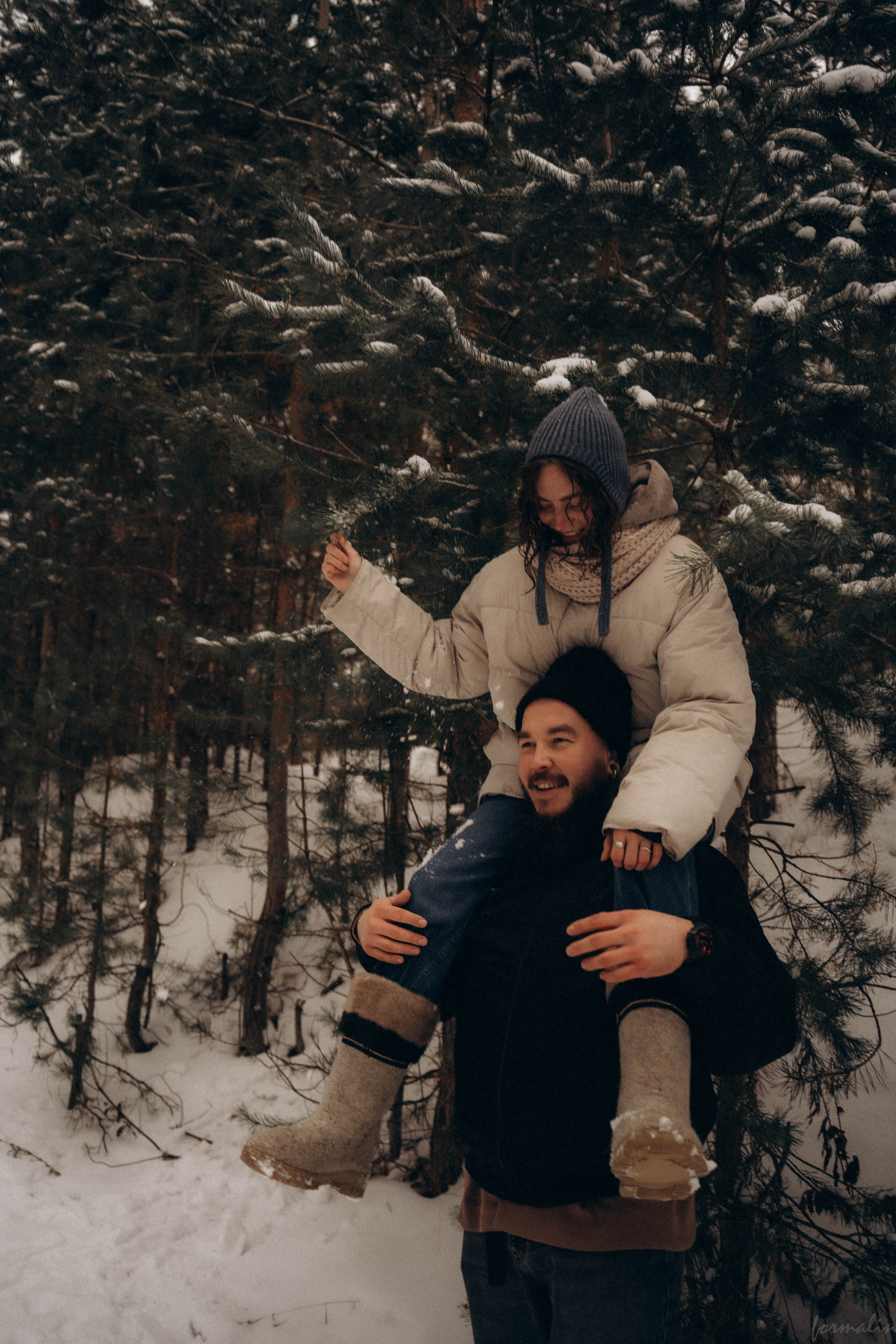 Романтичный снегопад. Алиса Никитцова | Фотограф в Казани