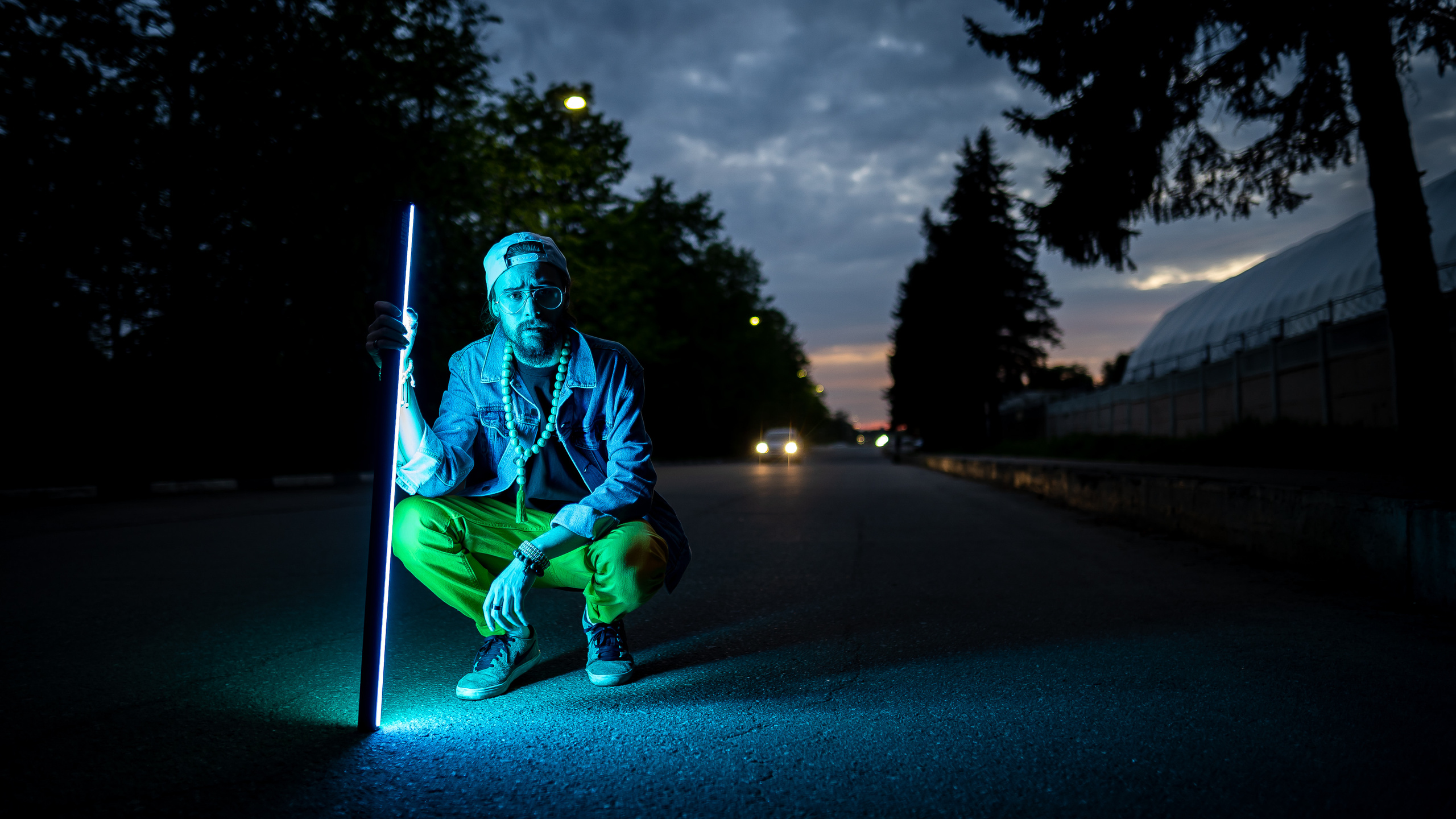 Контент съемка под ключ. Световое шоу / Москва и Мо