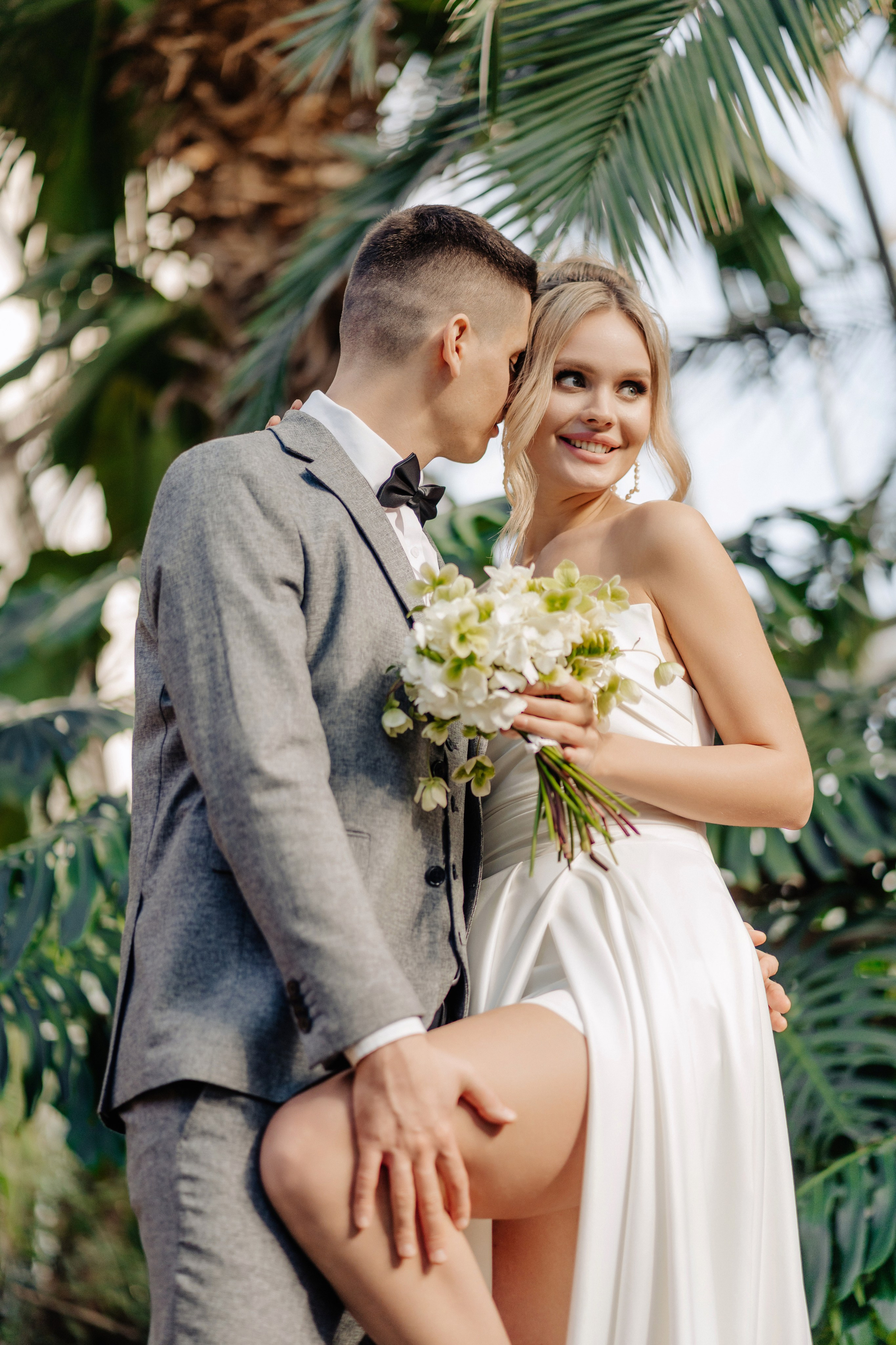 Свадебная в оранжерее. Михаил и Виктория. Фотограф Сергей Лукьяненко