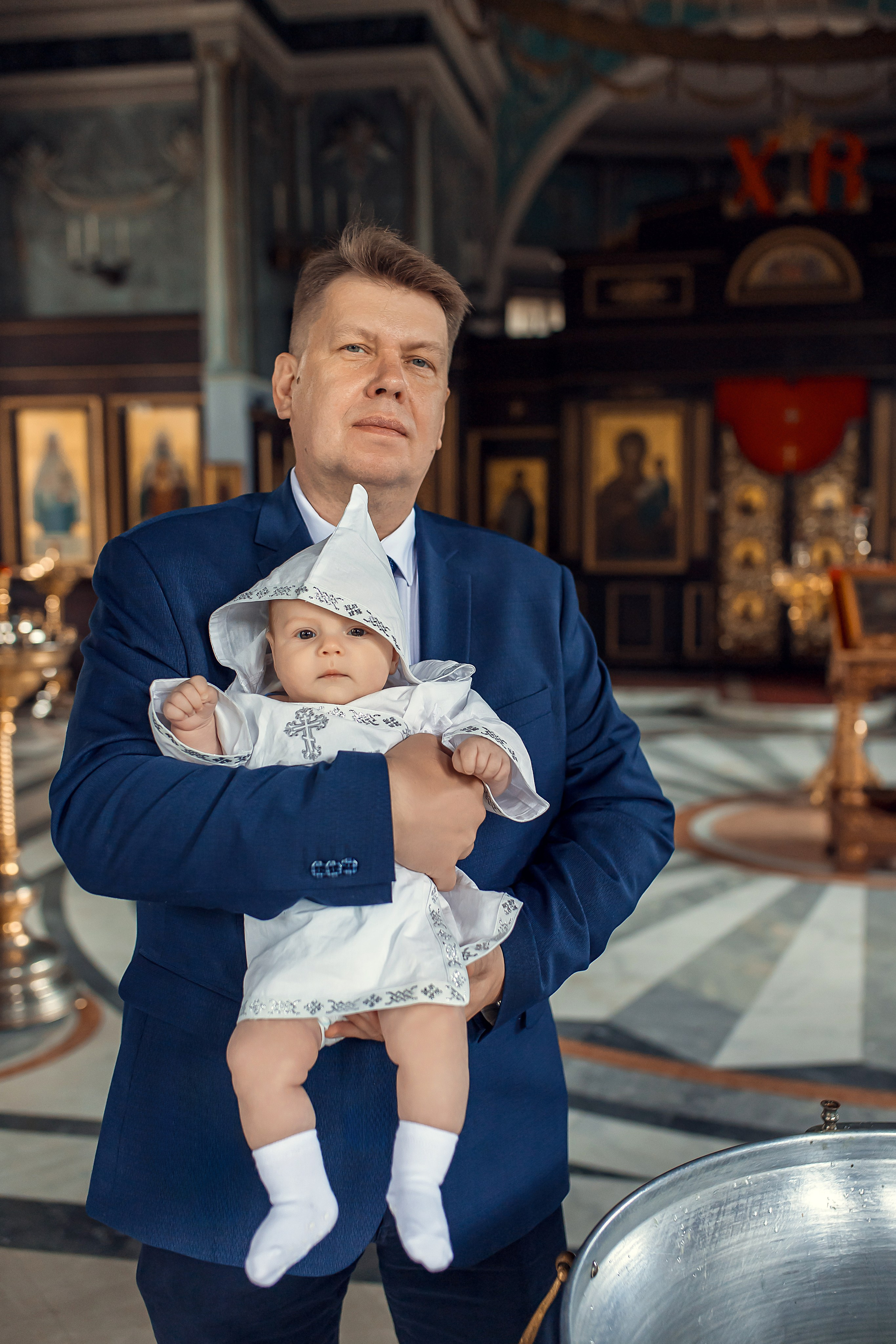 Крещение в Храме святого Иннокентия. Профессиональный фотограф в Москве и Мо Мария Шантарёва