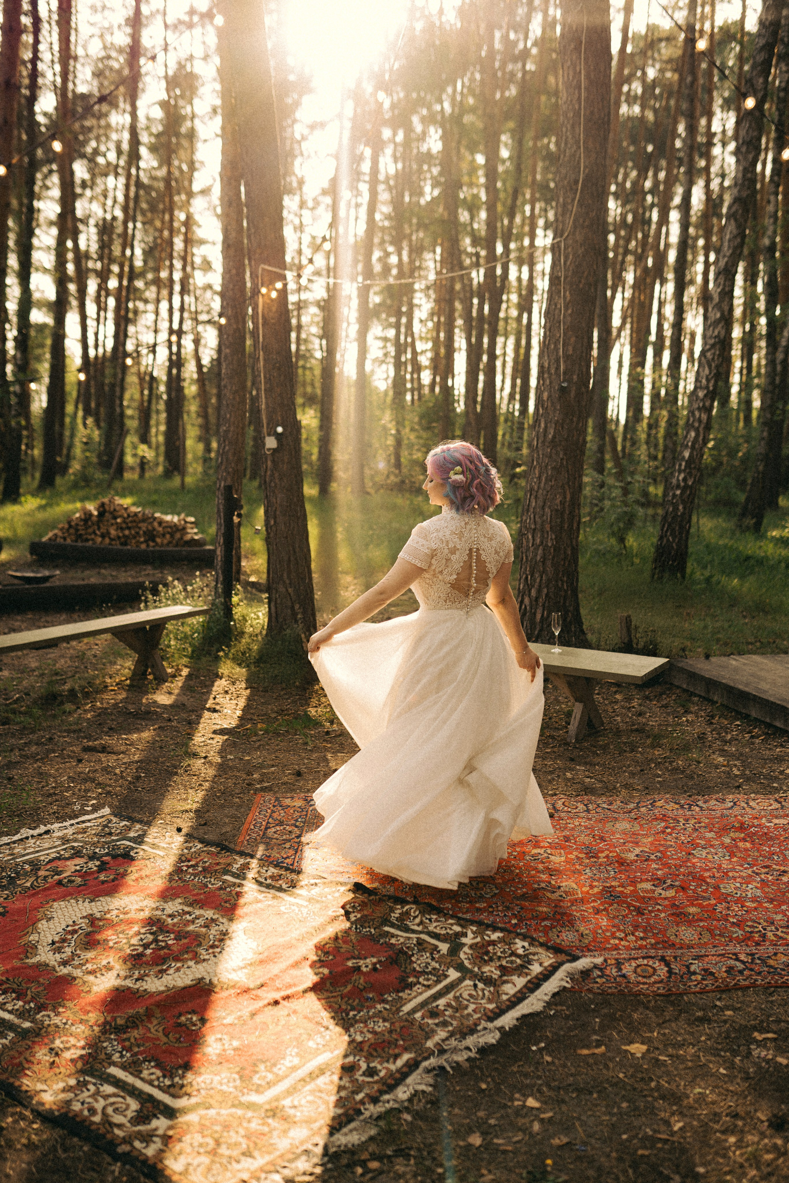 Свадьба в лесу. Свадебный фотограф в г. Москва, МО Гороза Алена