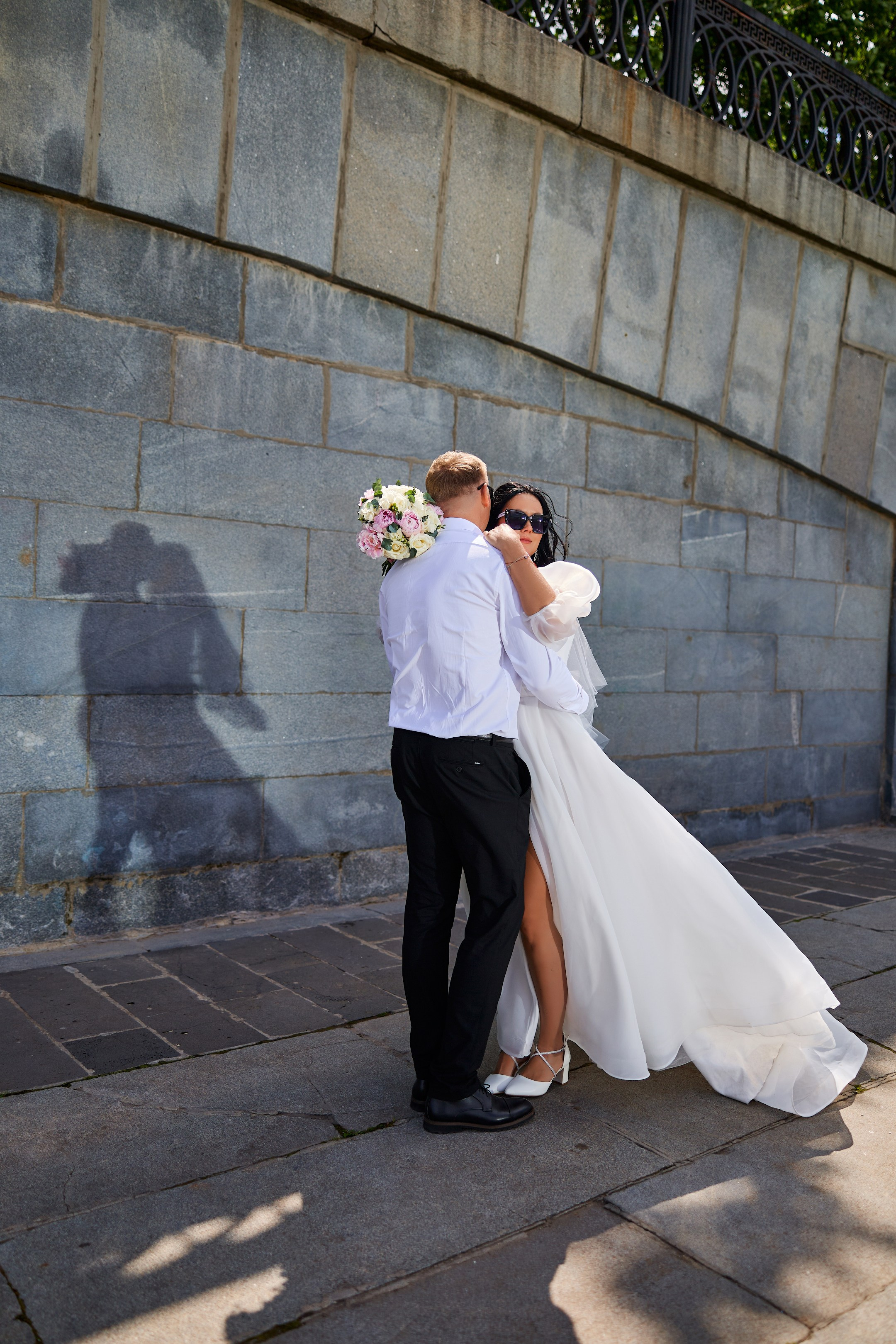 Свадебная фотосессия в Москва-Сити. Свадебный фотограф Сергей Колбинский