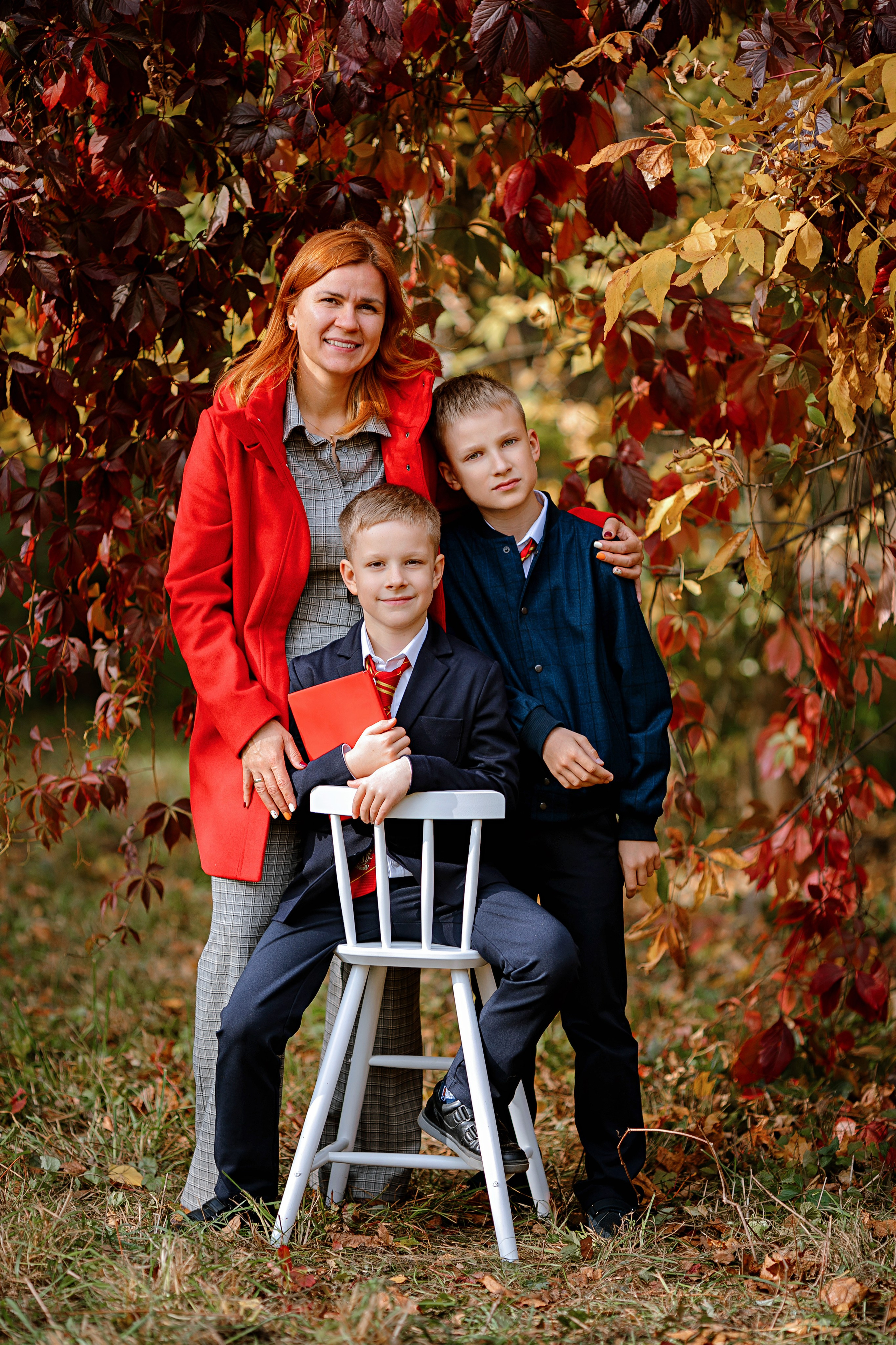 Школьный фотопроект «Здравствуй, школа!». Семейный фотограф в Москве выпускные альбомы Клюковская Надежда