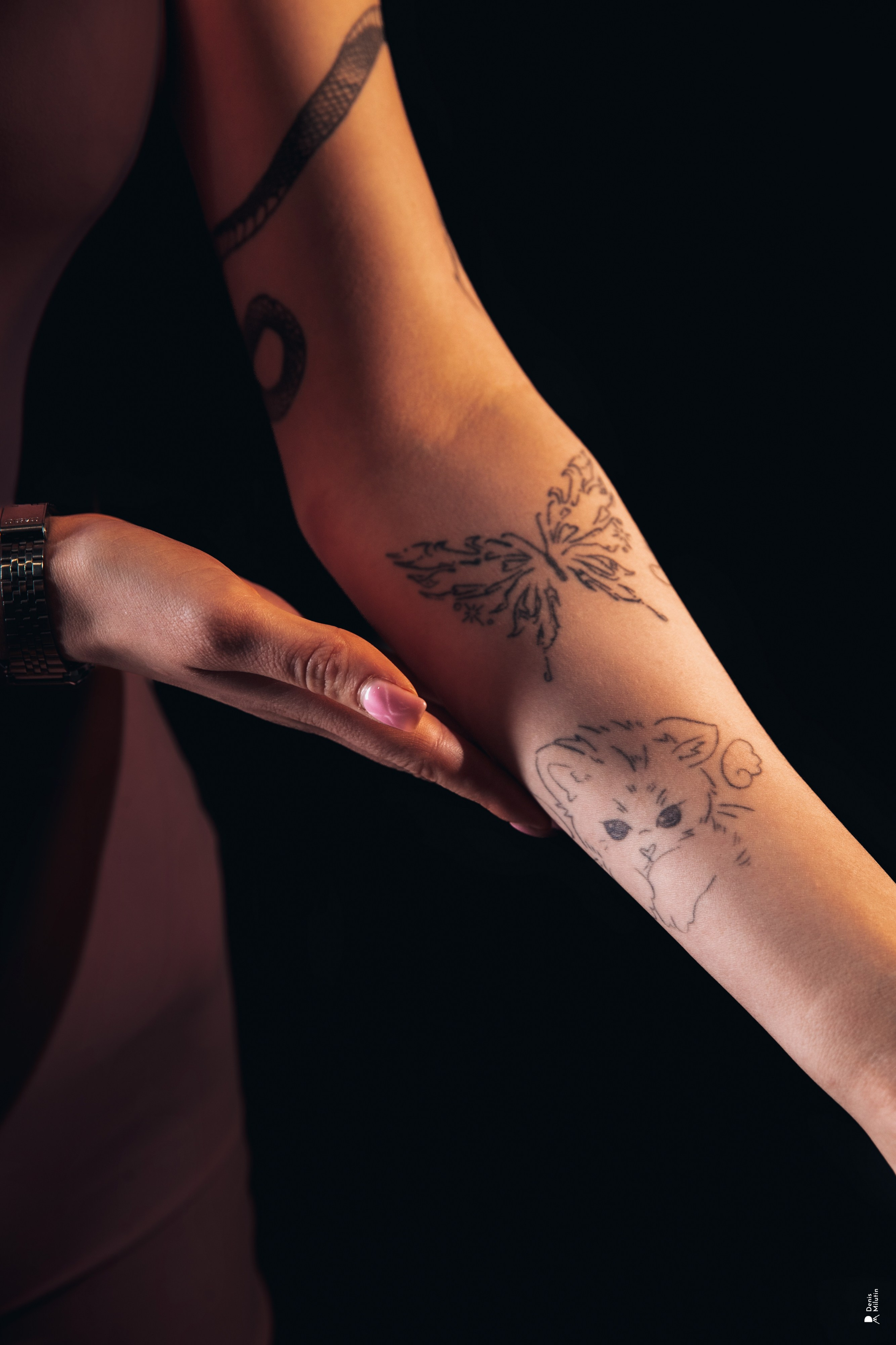 Ева в студии Уголь. Портретный фотограф Денис Милютин