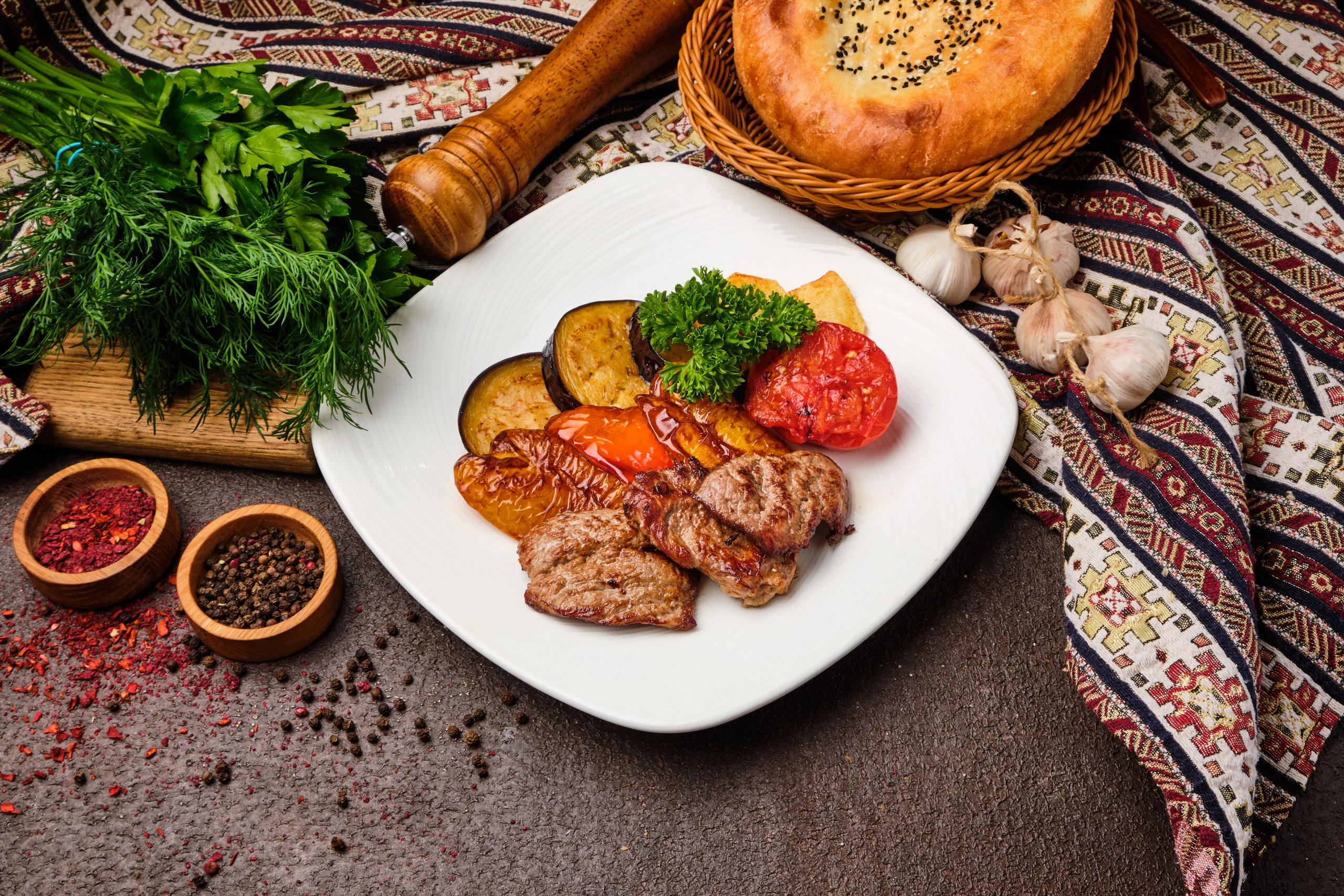 Food Photography of Azerbaijani Cuisine | Photographer for Restaurants Tbilisi. Commercial Photographer Tbilisi | Food & Product Photography | Vitaly Gorbachev