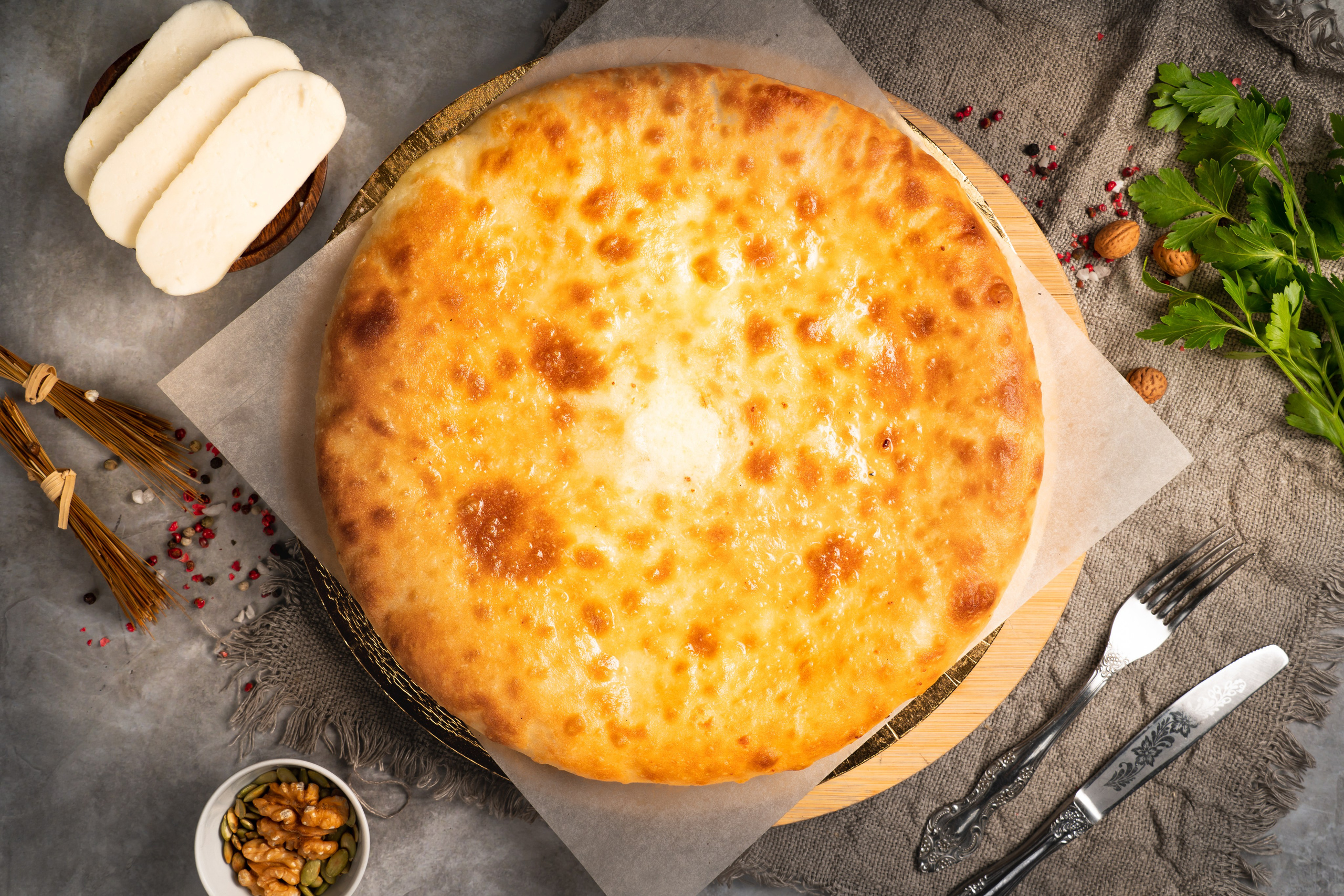 Осетинские пироги. Предметный и фуд-фотограф в Москве Анна Царенко