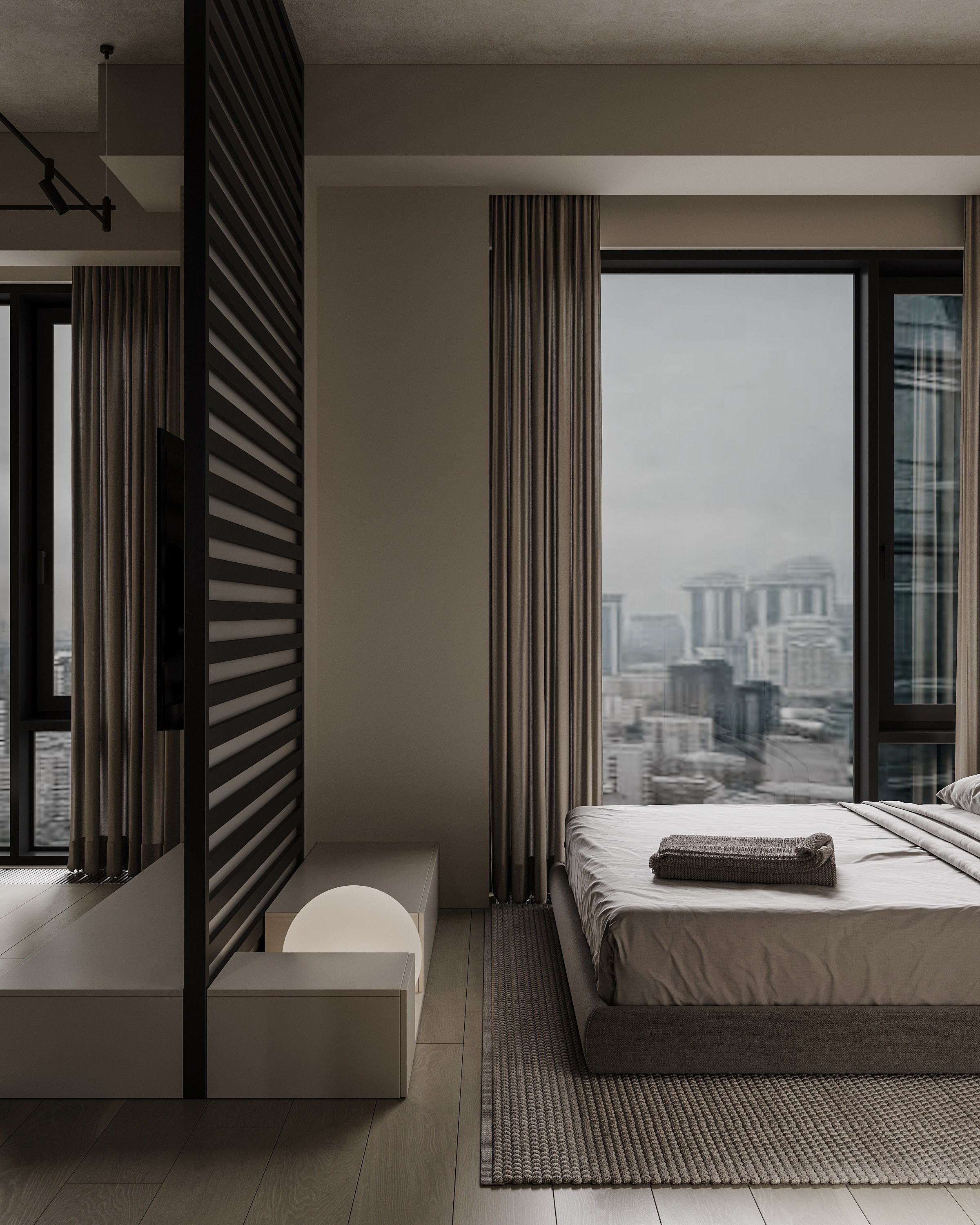 Прихожая + кухня-гостиная + спальня. Ronirosse