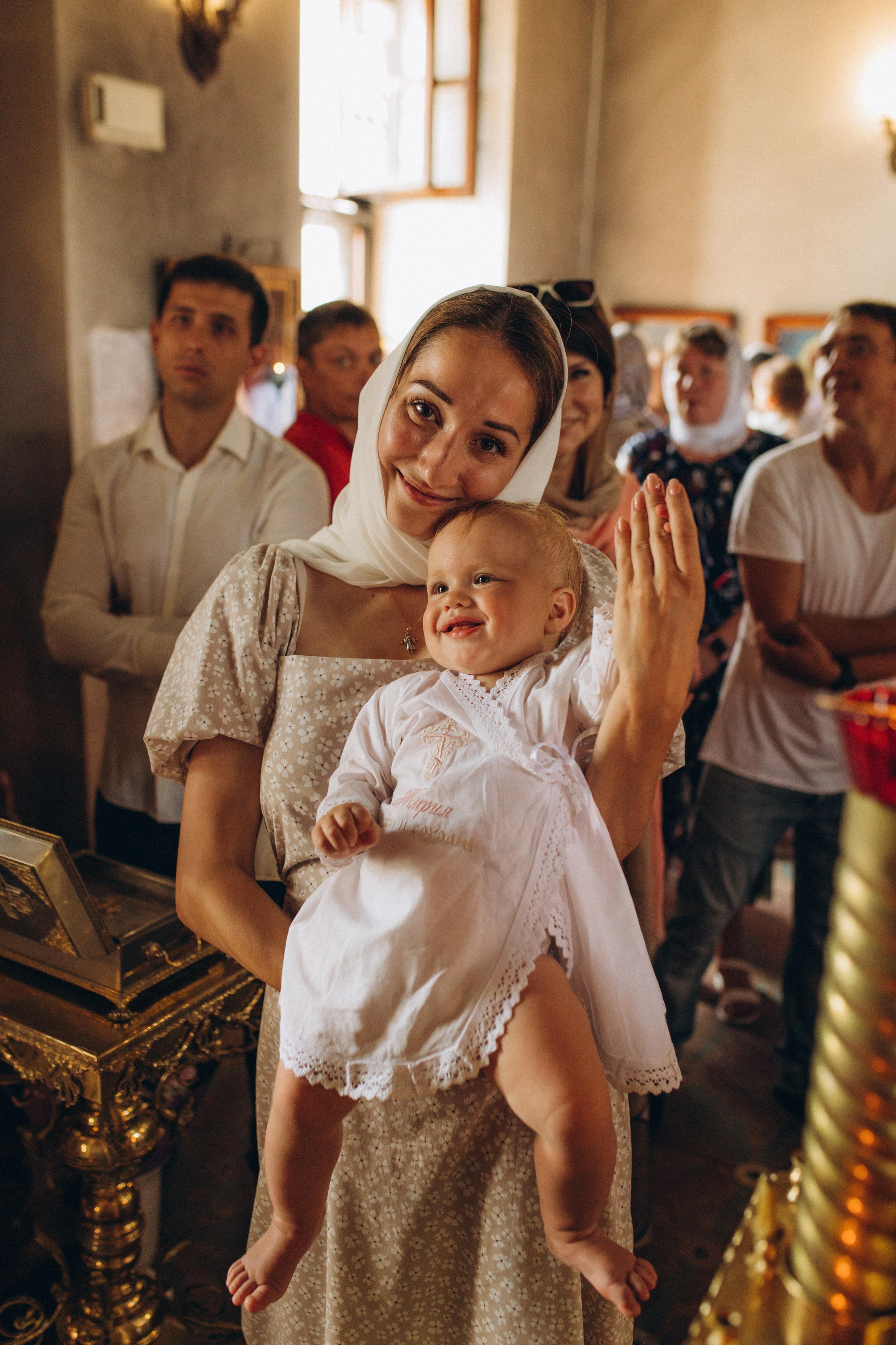 Крещение Марии. Семейный фотограф в Обнинске