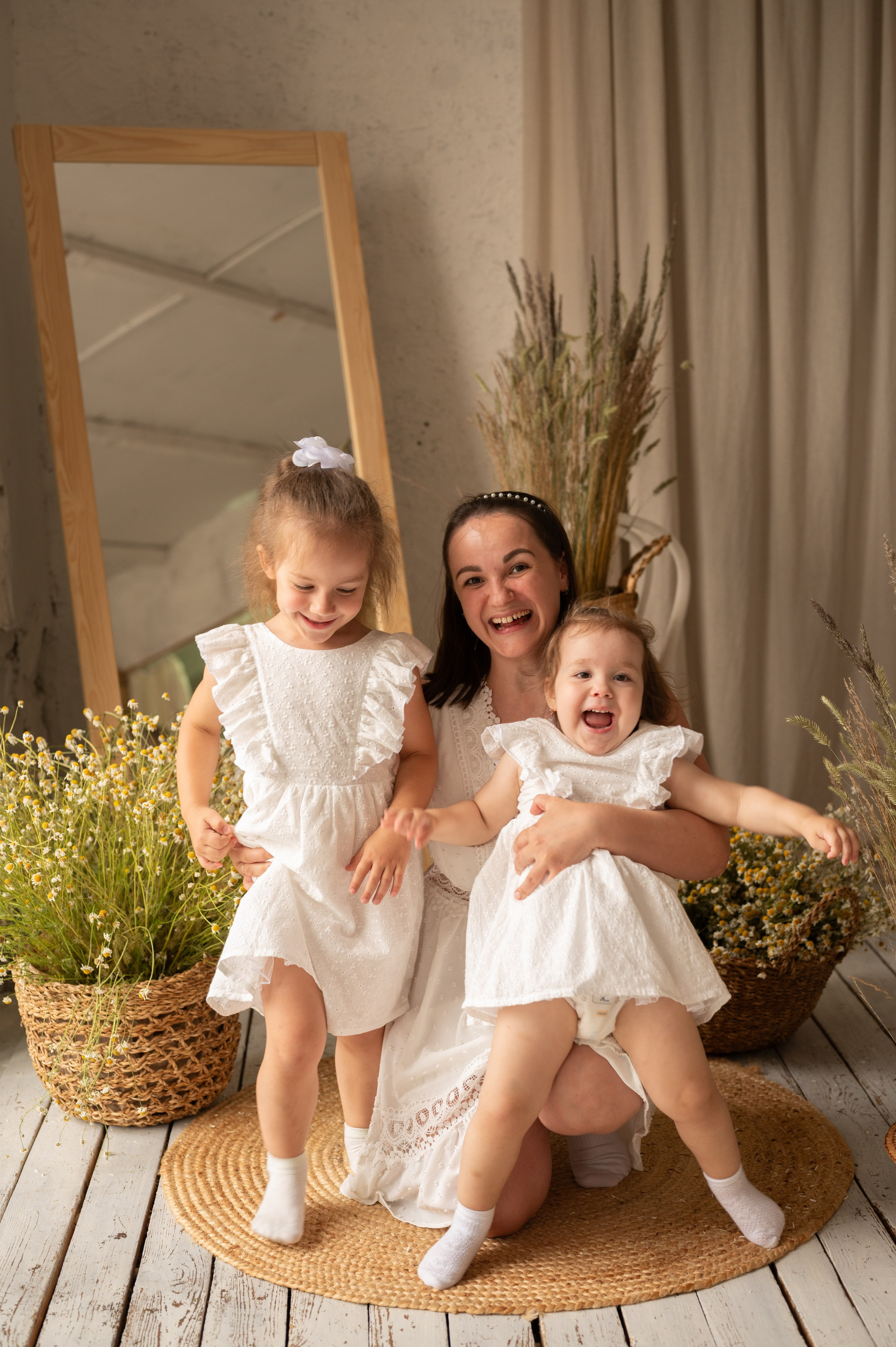 Семейная съемка в фотостудии «Воздух». Фотограф новорожденных, семейный детский в Тюмени Татьяна Морозова