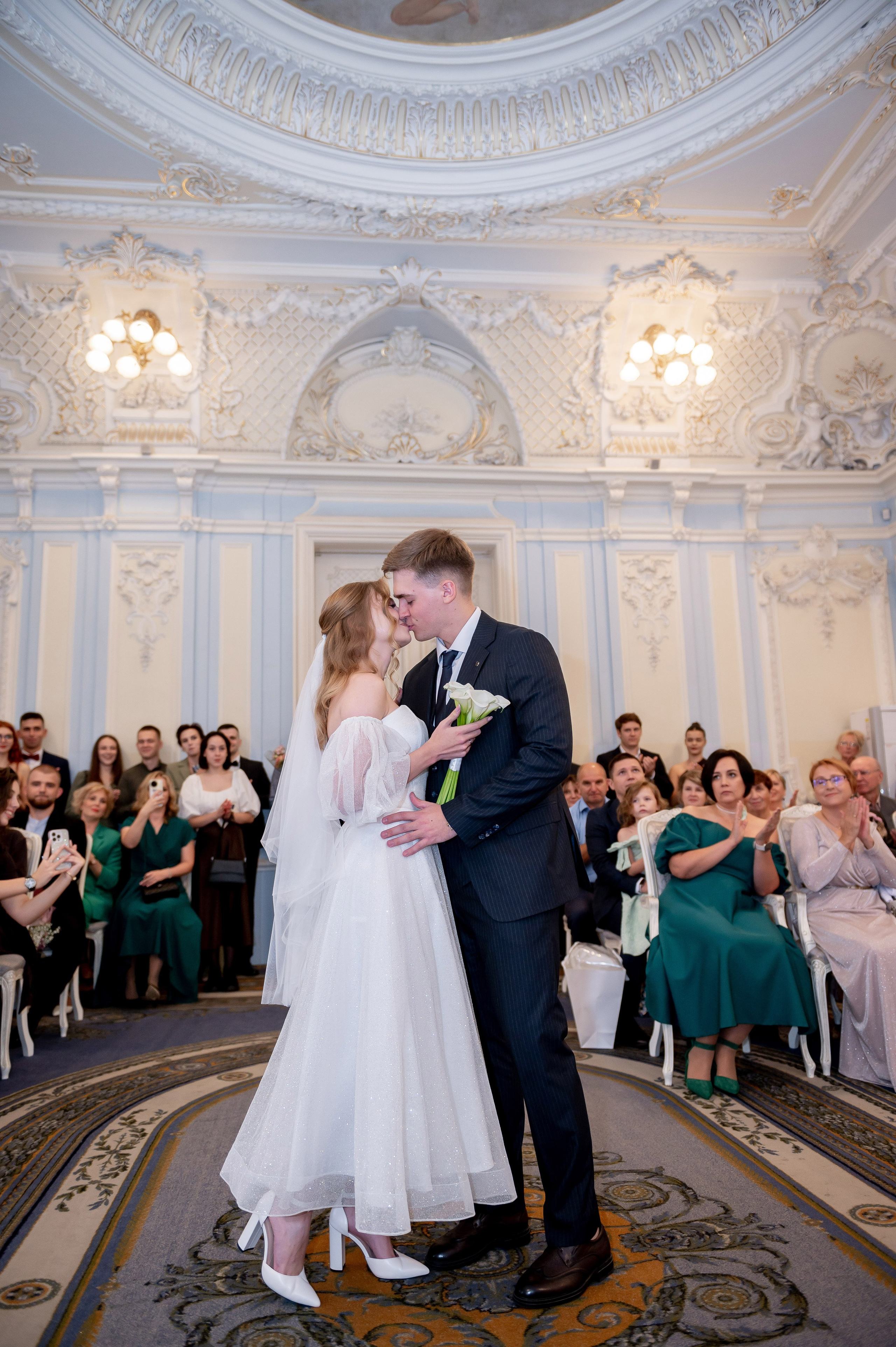 Анастасия и Михаил (Второй Дворец Бракосочетания на Фурштатской улице 52, фотосессия в Таврическом парке). Портретный, семейный и свадебный фотограф в Санкт-Петербурге и в Пушкине Ширяев Денис