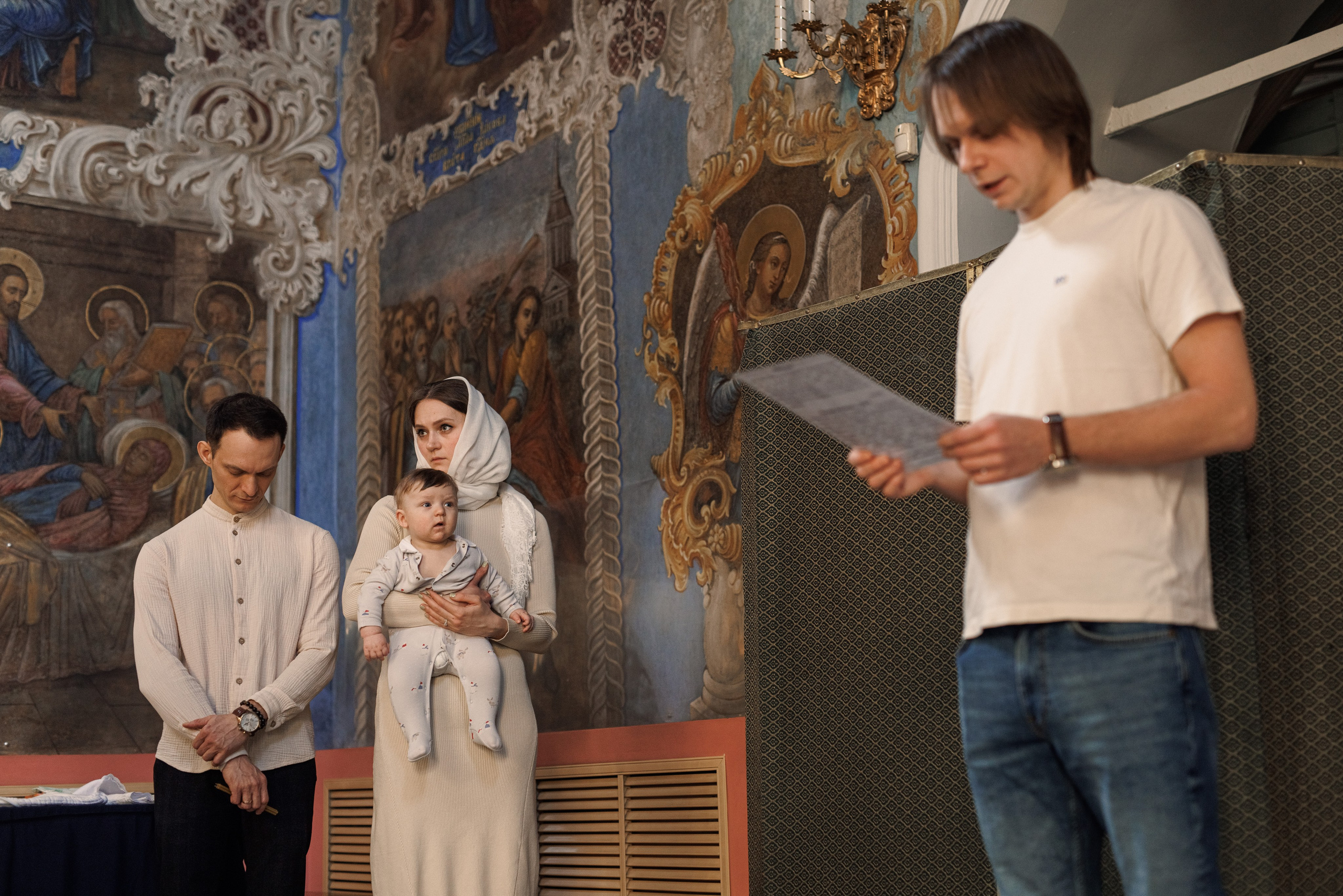 Крещение Мирона. Свадебный и семейный фотограф Наталья Штык