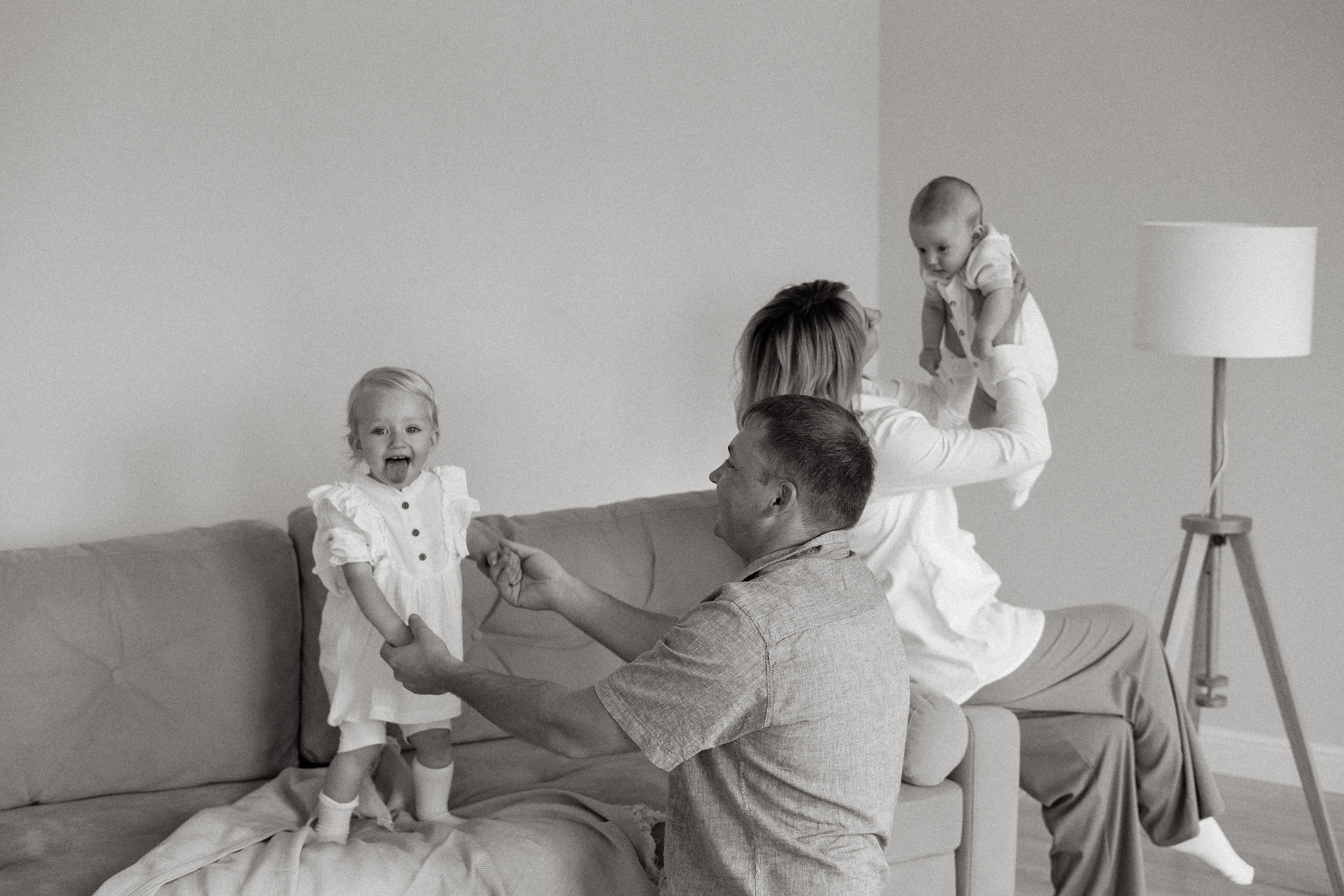 Семейная история в студии. Свадебный и семейный фотограф Афанасьева Анна в Кисловодске