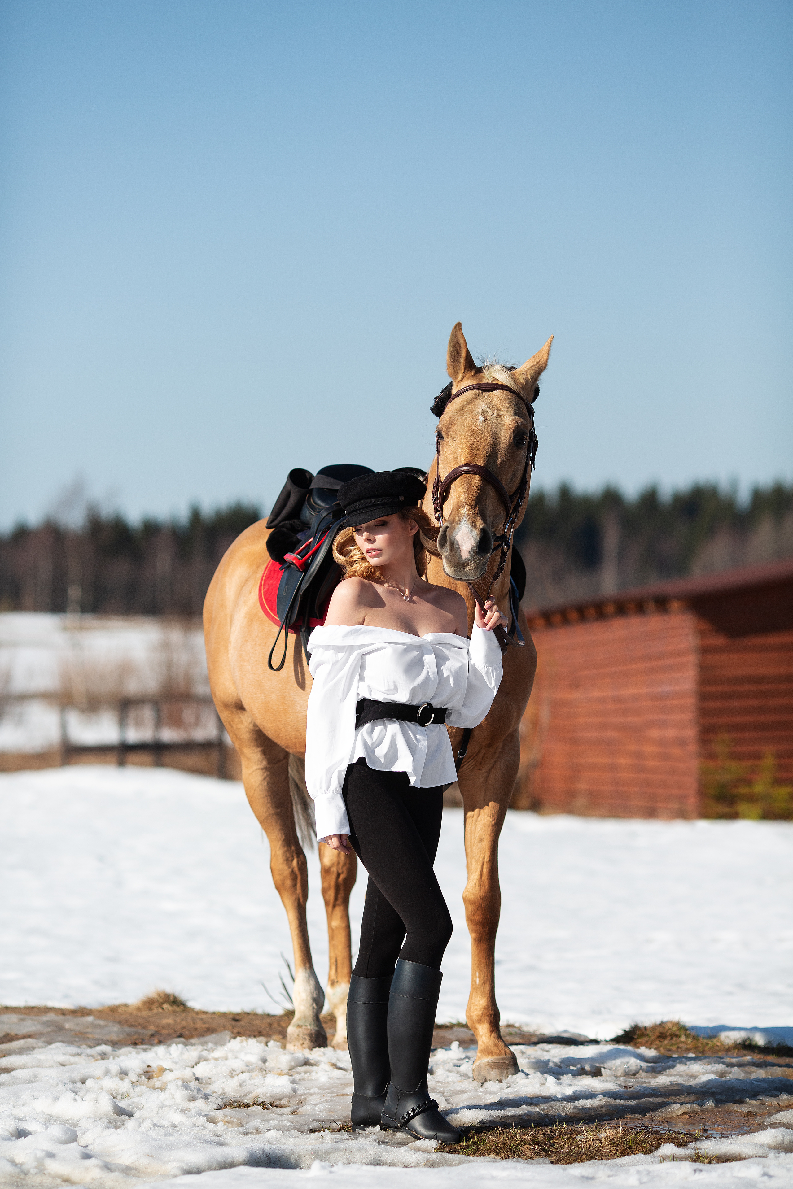 Фотосессия на лошади. Свадебный и портретный фотограф из Санкт-Петербурга Геннадий Чистов