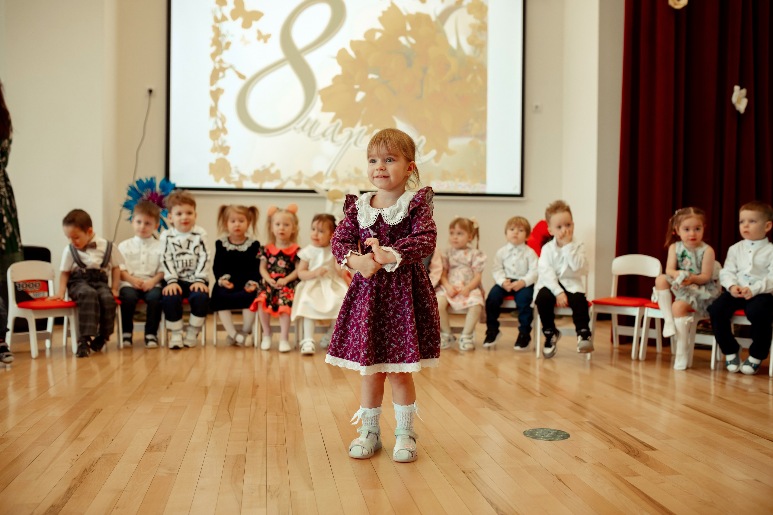 Праздник весны в детском саду. Семейный и детский фотограф в Москве Дорогова Екатерина