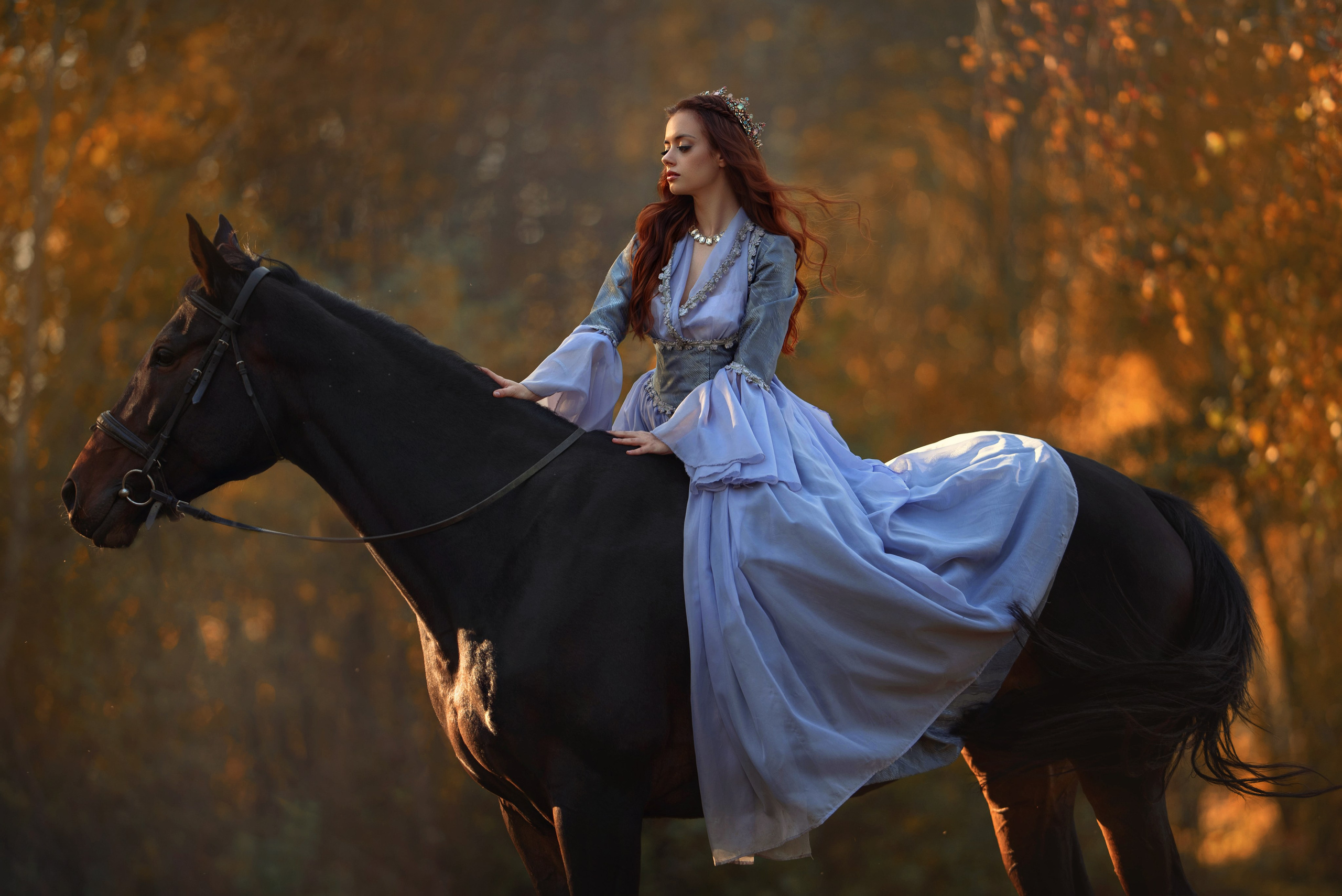 Сказочные съемки с лошадьми. Фотограф Вероника Ранцева, фотосессии с лошадьми в Минске и Могилеве