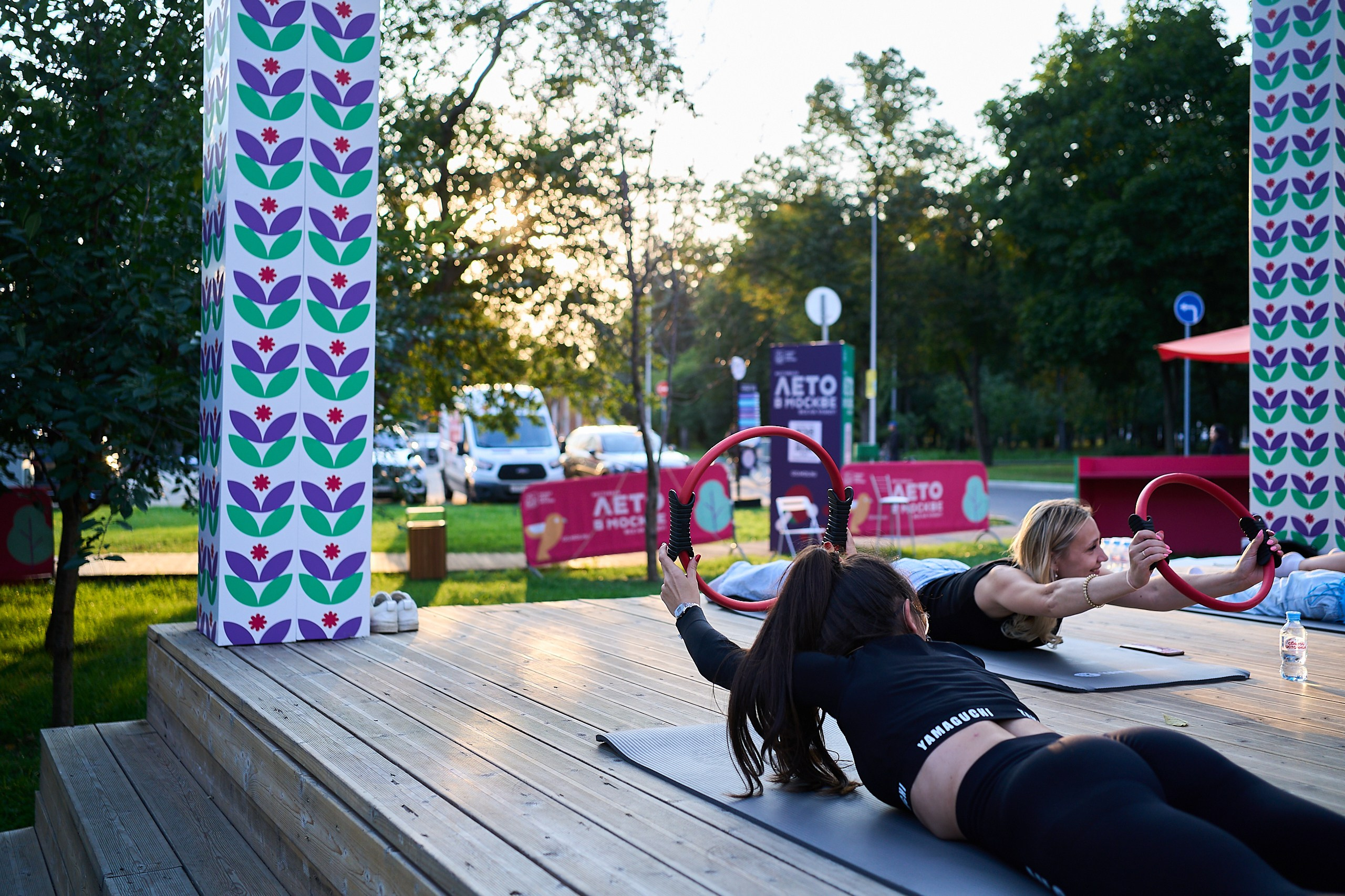 Yamaguchi / открытая тренировка «в стиле Пилатес». Фотограф и Видеограф в Москве. Олег Корушев