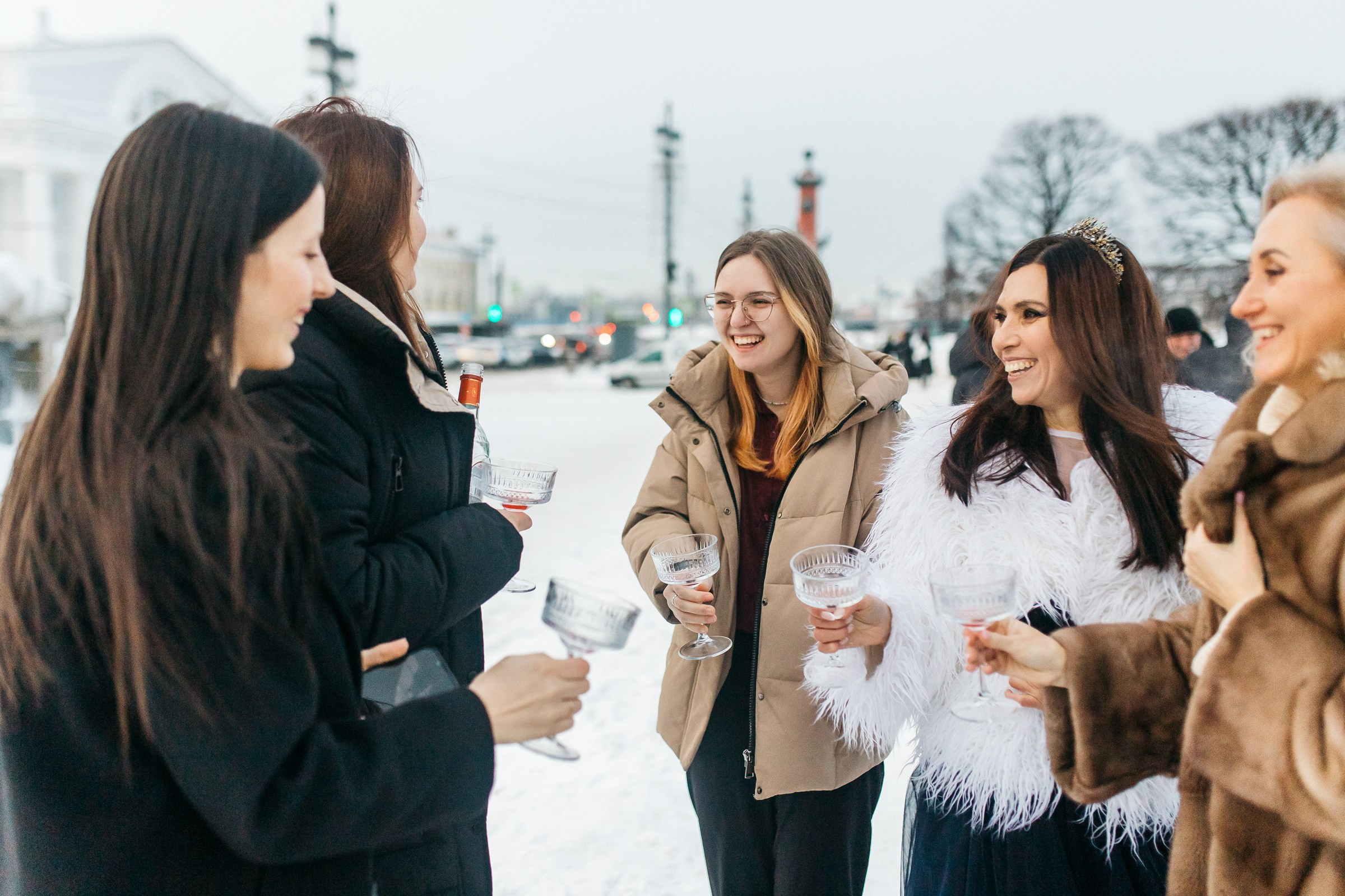 Портфолио в стиле девичника