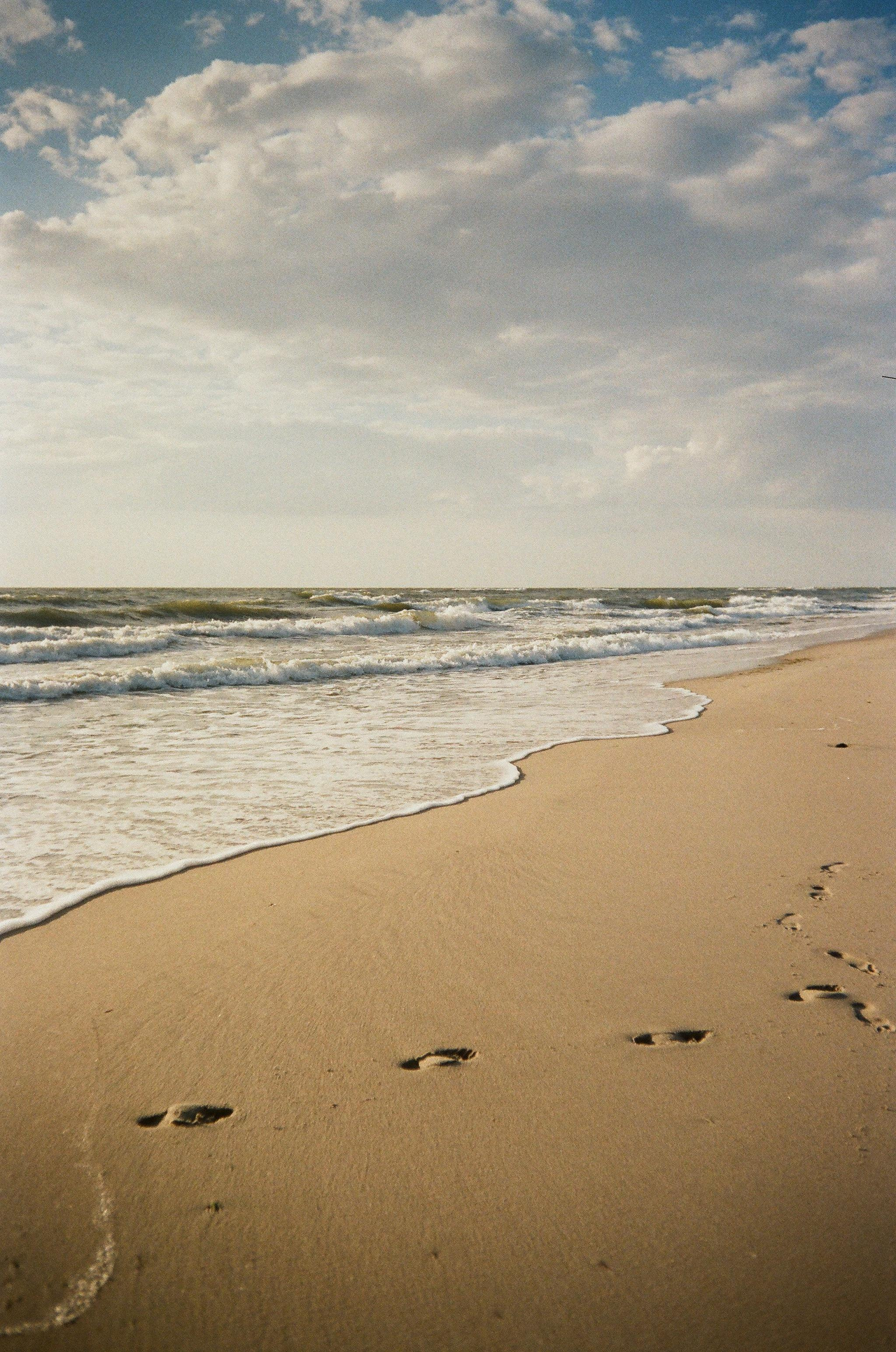 Балтийское море фото, пленочный пейзаж, Куршская коса, пляжи Калининградской области, пейзаж на пленку, фотограф Калининград. 