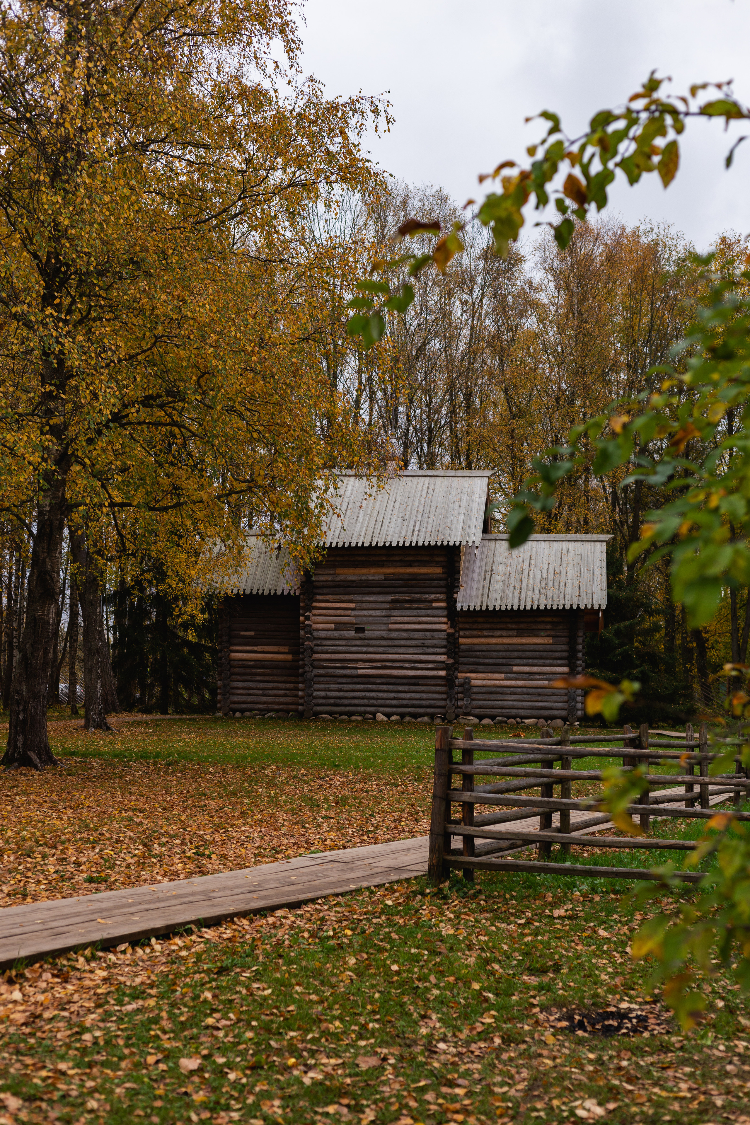 Пейзажи и город