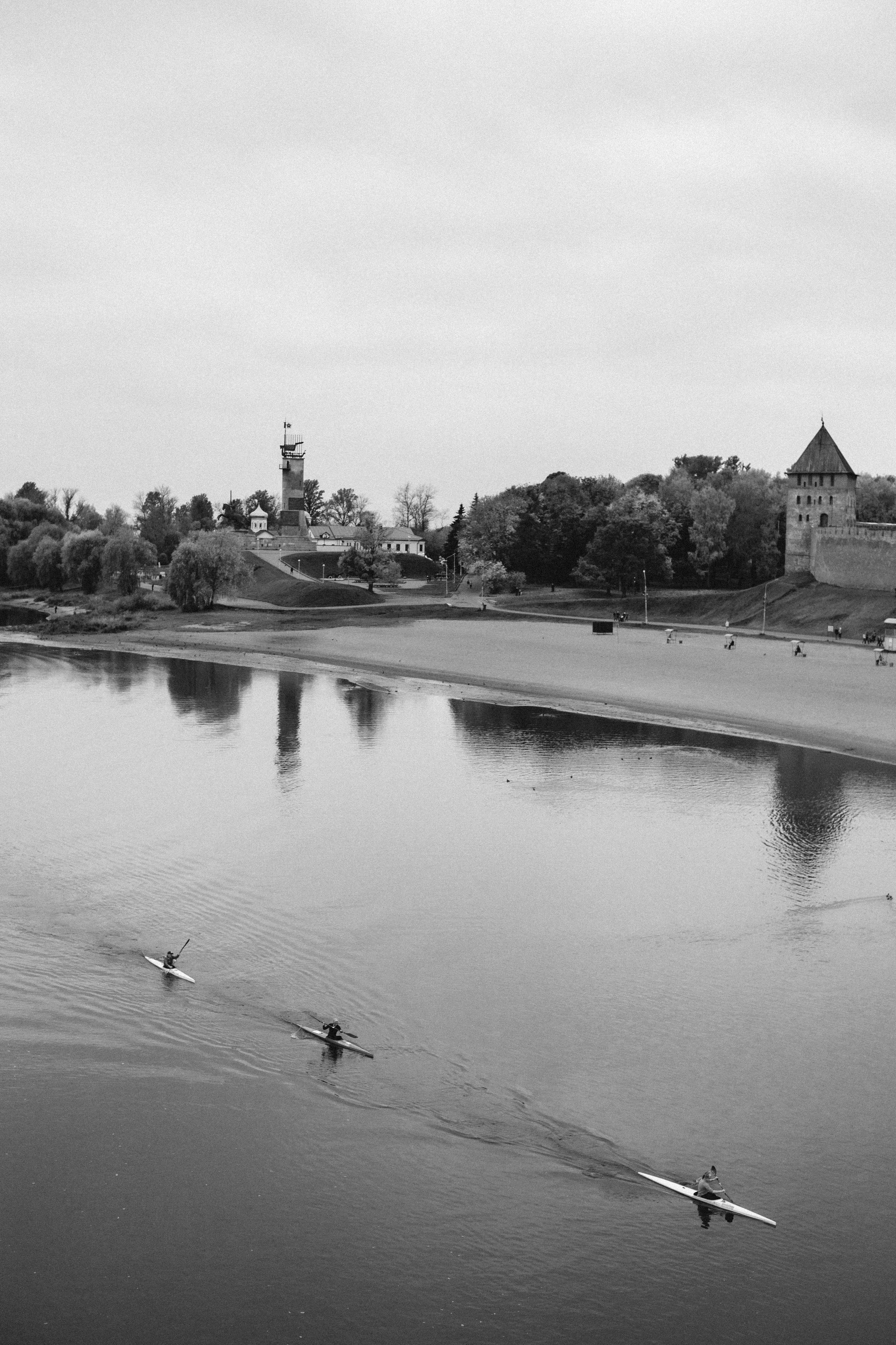 Пейзажи и город