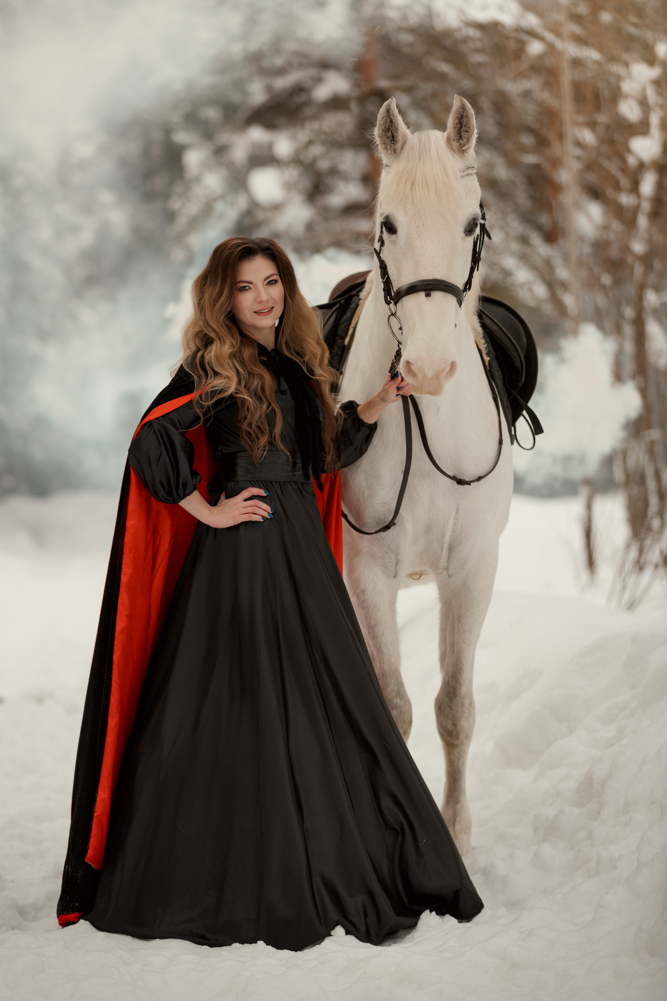 Ира, Аннабель и хаски, Реванш и Дарик. Фотограф в Архангельске Артемьева Катерина