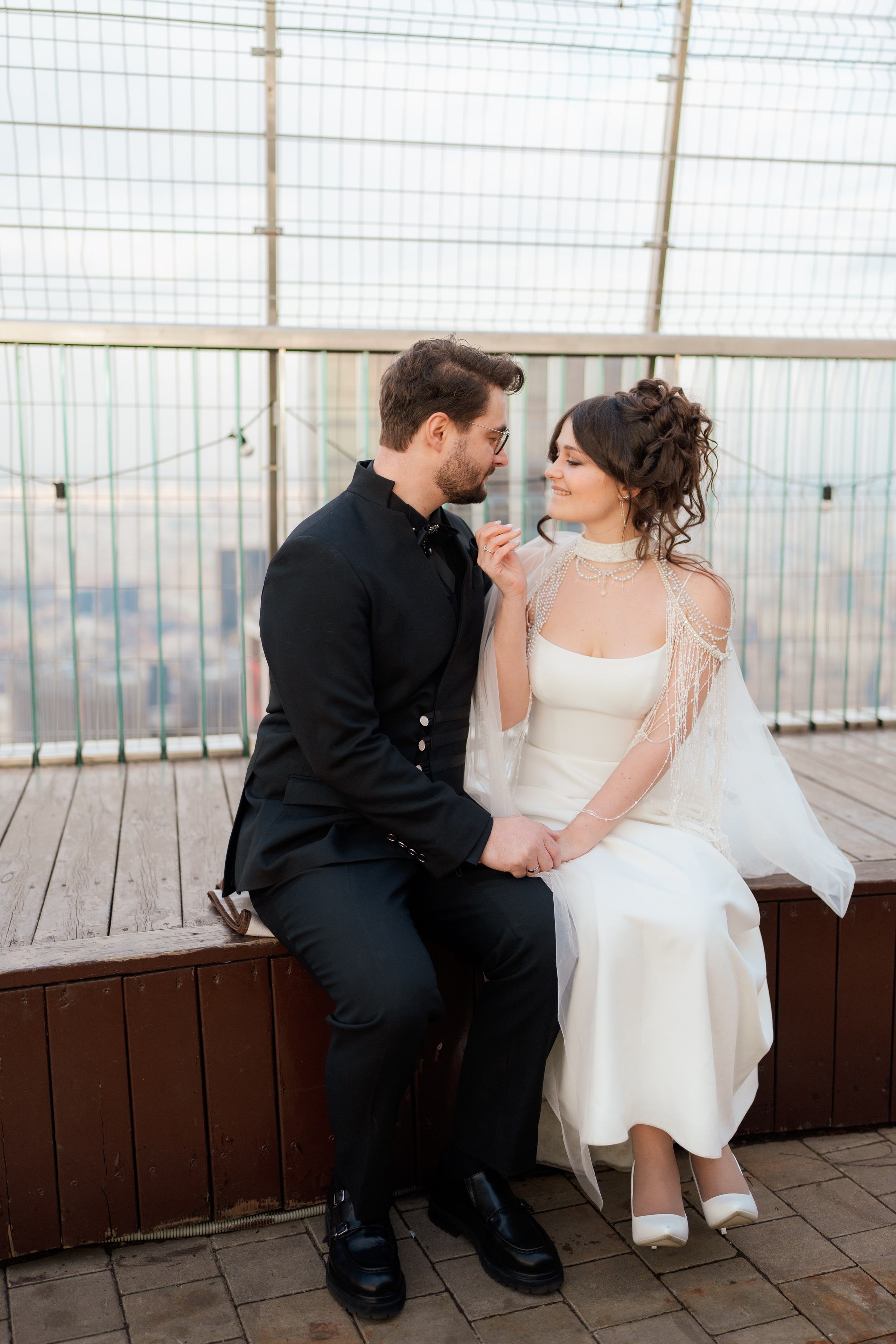 Иван и Виктория. Свадебная прогулка Москва сити. Свадебный фотограф Москва