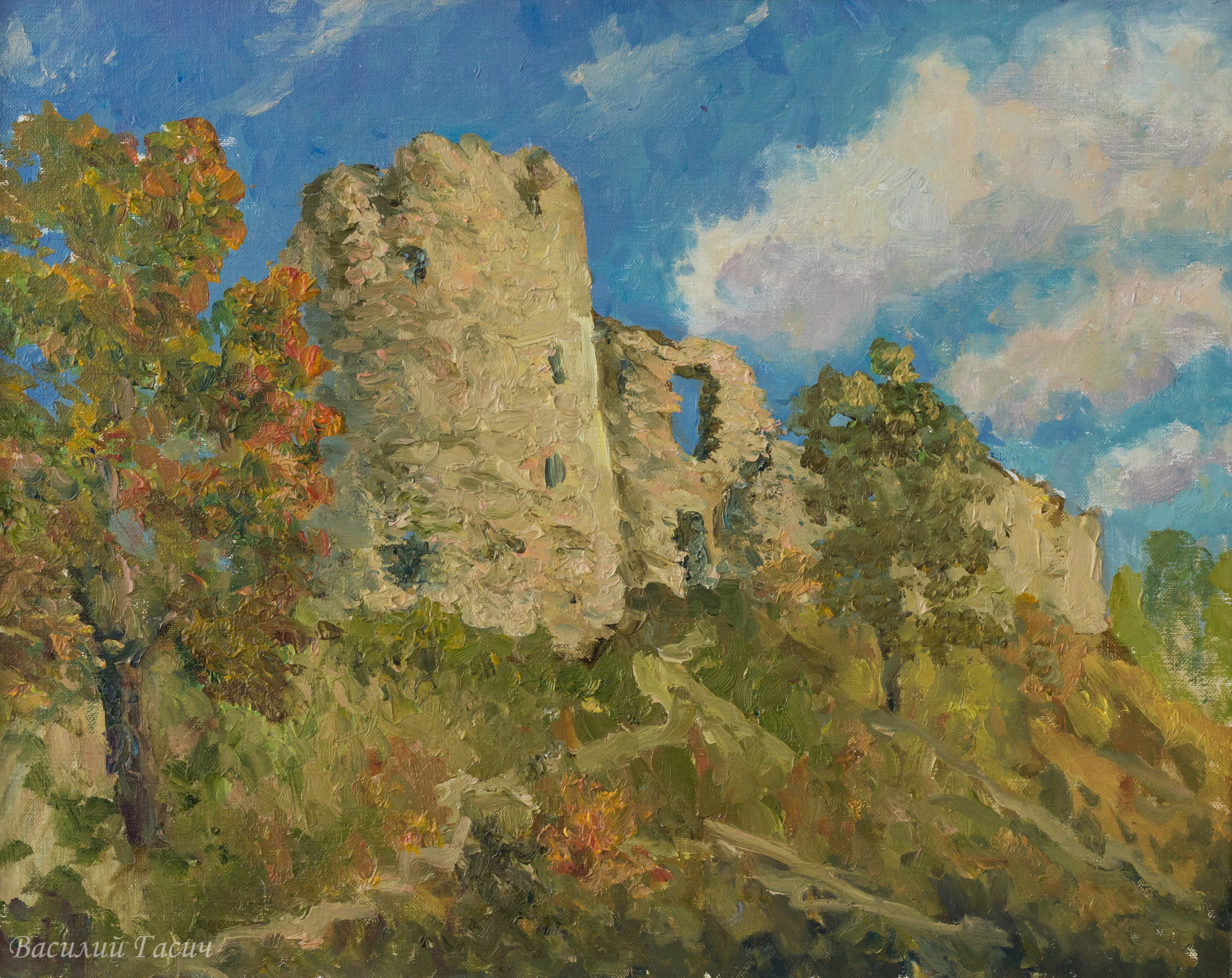Русский пейзаж. Художник Василий Гасич