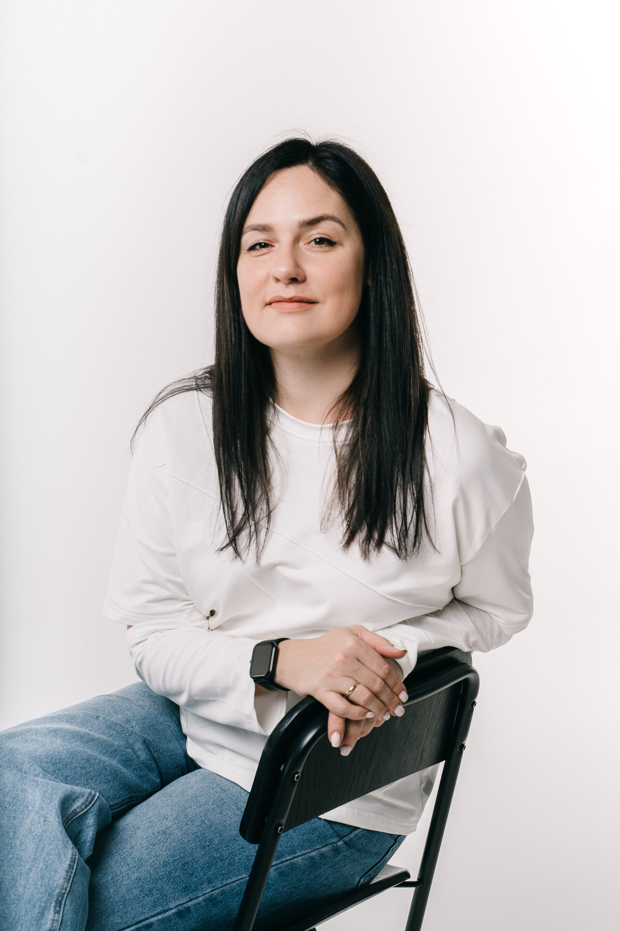 Студийная семейная фотосессия. Фотограф Сергей Логинов