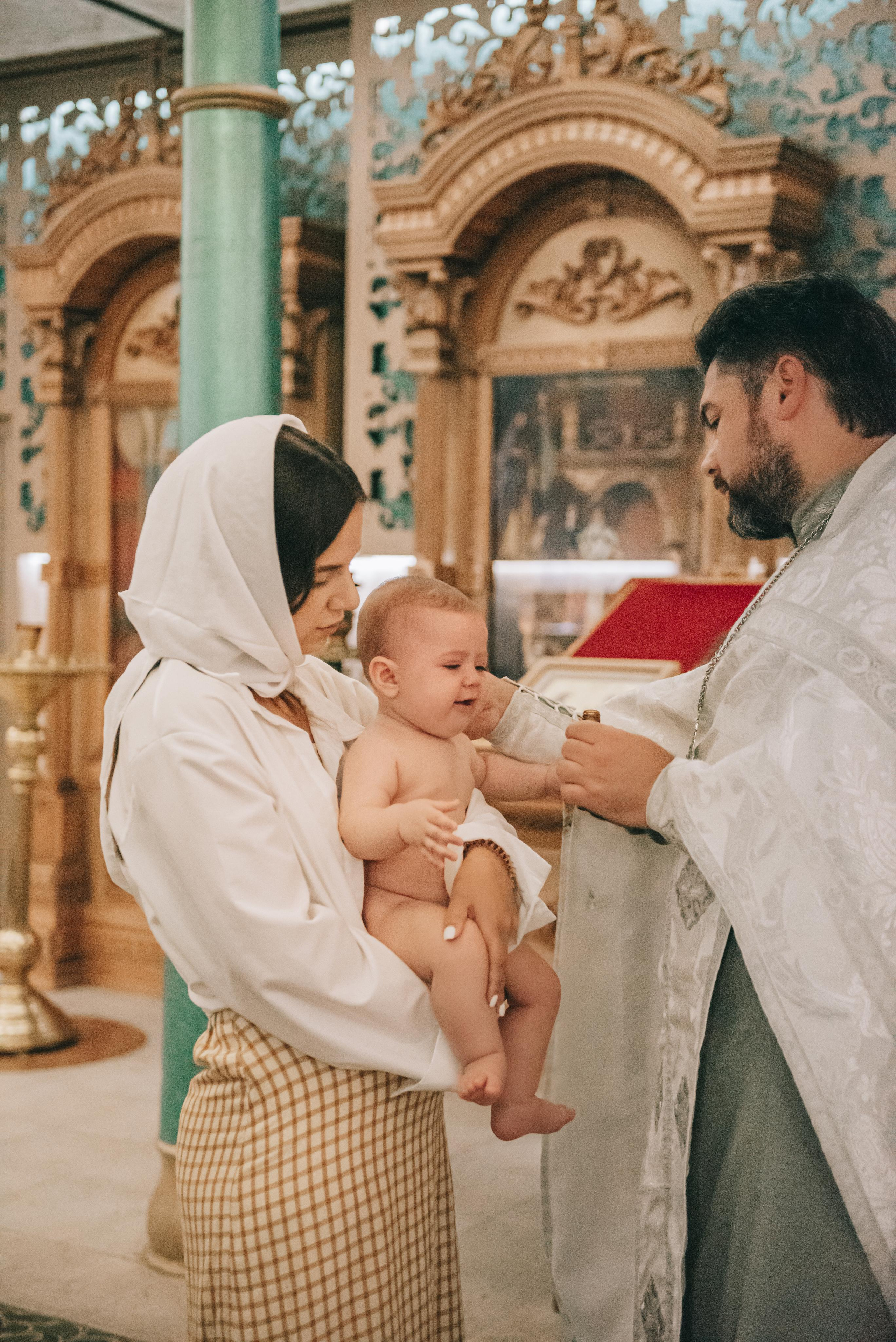 Крещение Василисы. Фотограф в Краснодаре Зеленкина Дарья