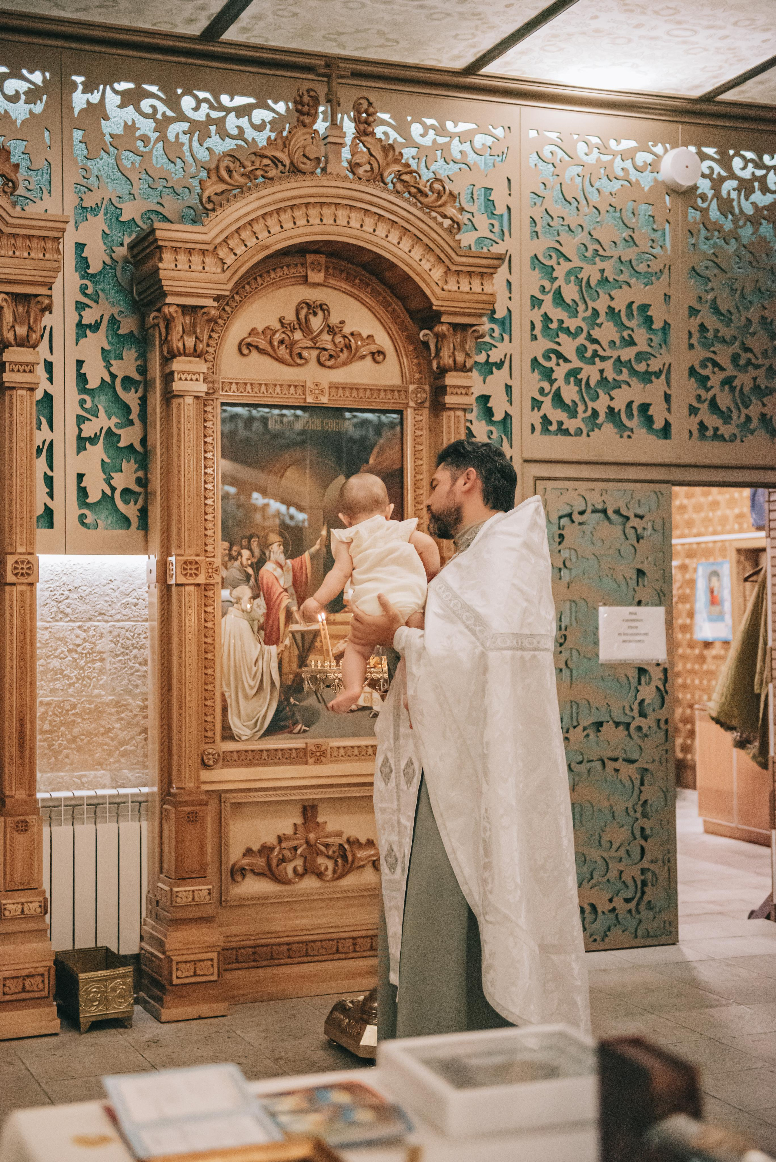 Крещение Василисы. Фотограф в Краснодаре Зеленкина Дарья