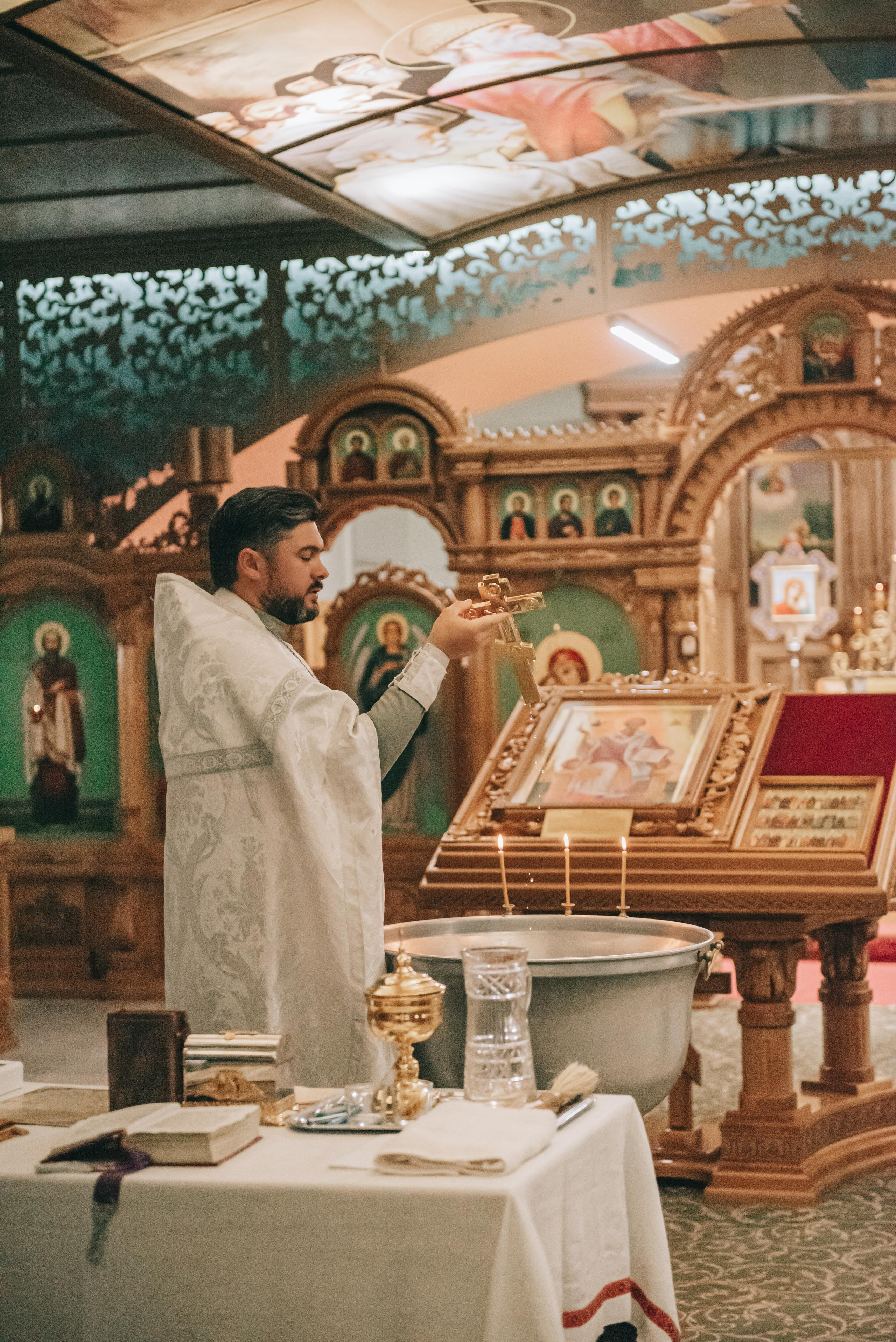 Крещение Василисы. Фотограф в Краснодаре Зеленкина Дарья