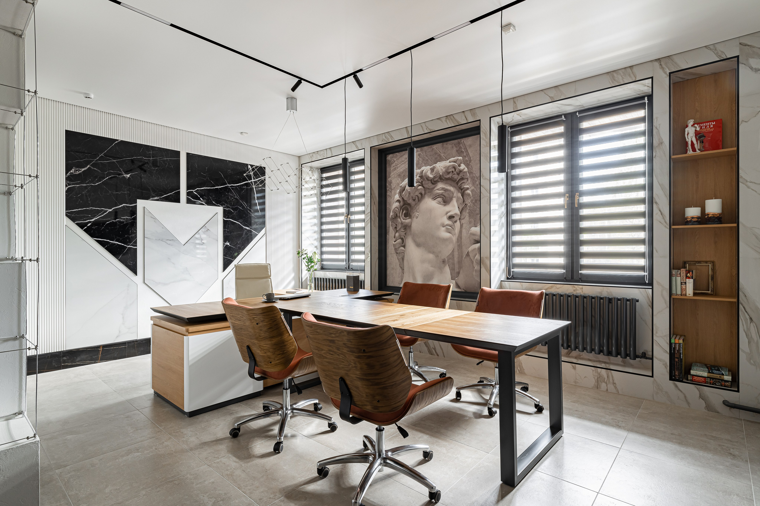 Офис на Калинина. Дизайнер Елена Котенко. Иван Благушин. Интерьерный и архитектурный фотограф в Москве и Санкт-Петербурге