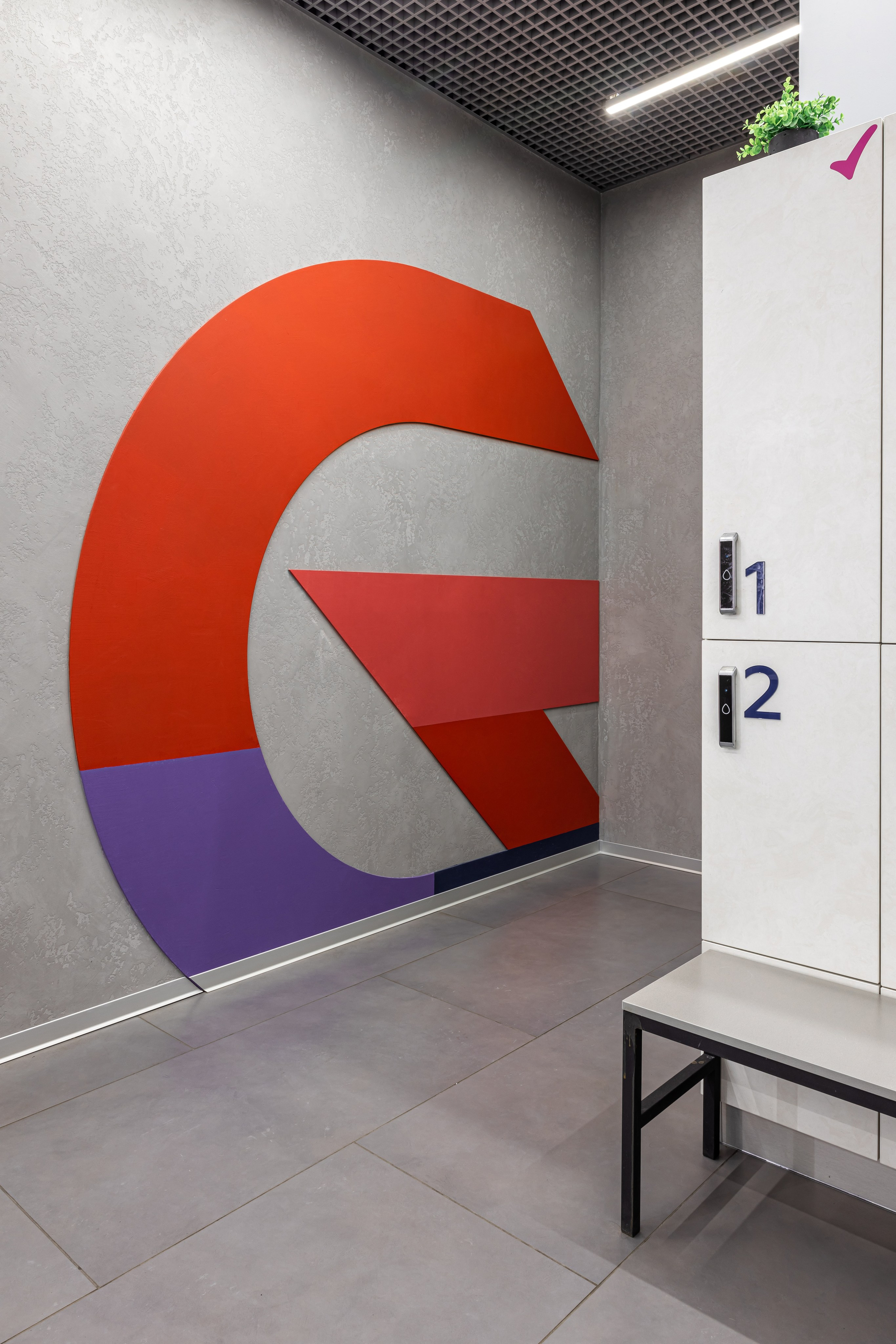 Фитнес-клуб Gym Station, г. Киров. Дизайнер Екатерина Рыблева. Иван Благушин. Интерьерный и архитектурный фотограф в Москве и Санкт-Петербурге