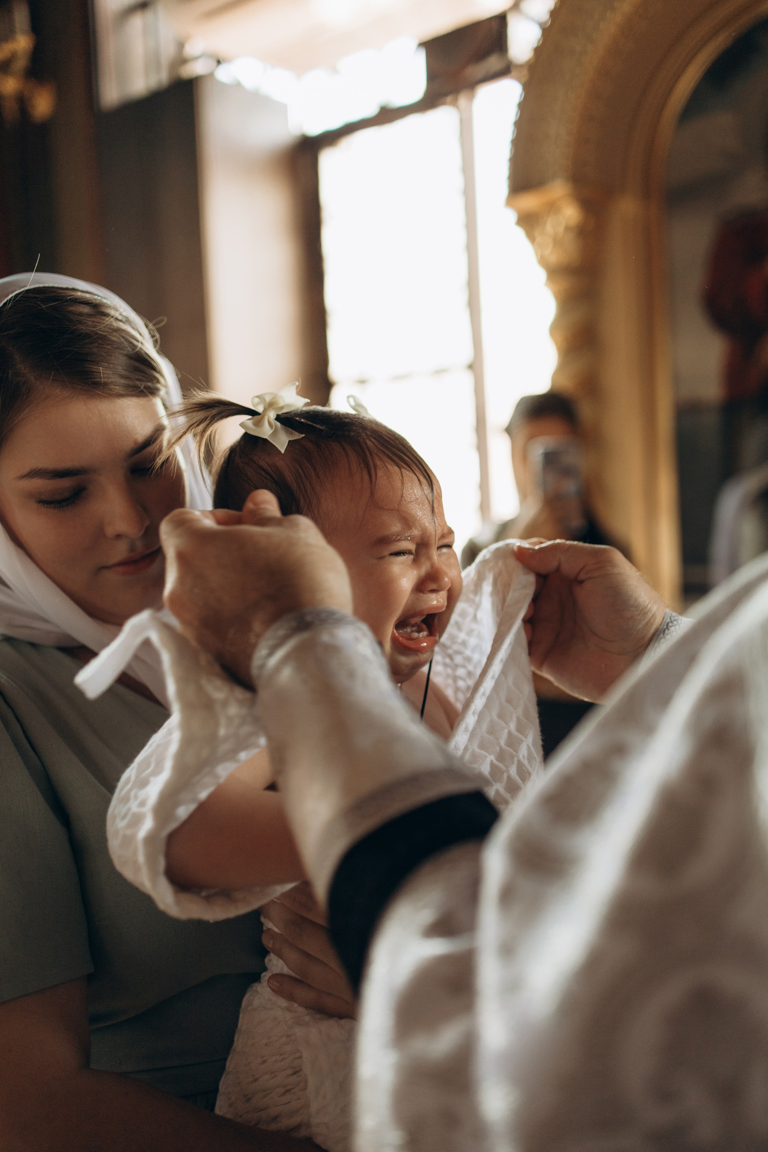 Крещение Стефании. Самый теплый фотограф в Краснодаре Рябоконь Ксения
