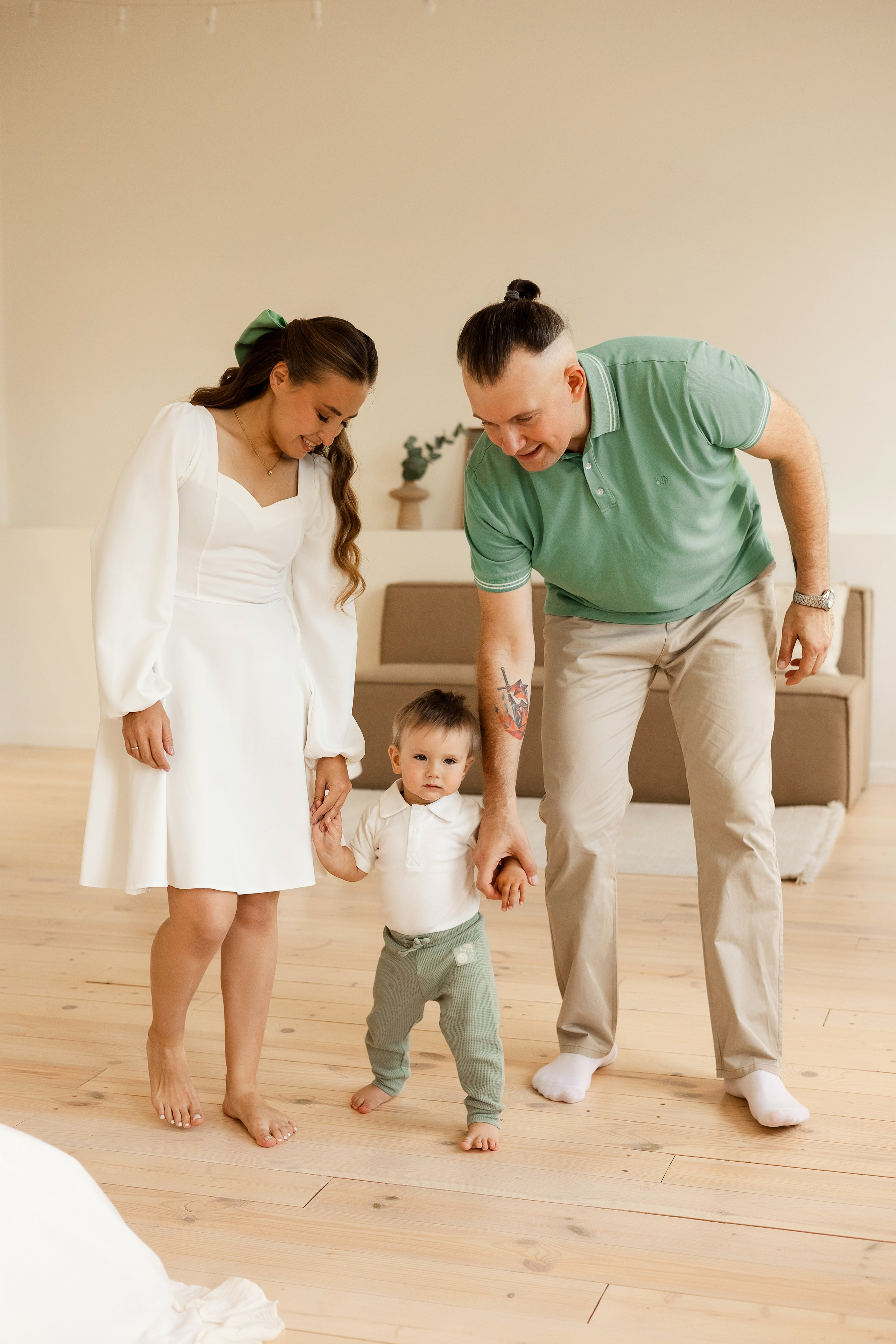 Съемка годовасия в студии Молоко. Семейный фотограф в Екатеринбурге Маргарита Курносова