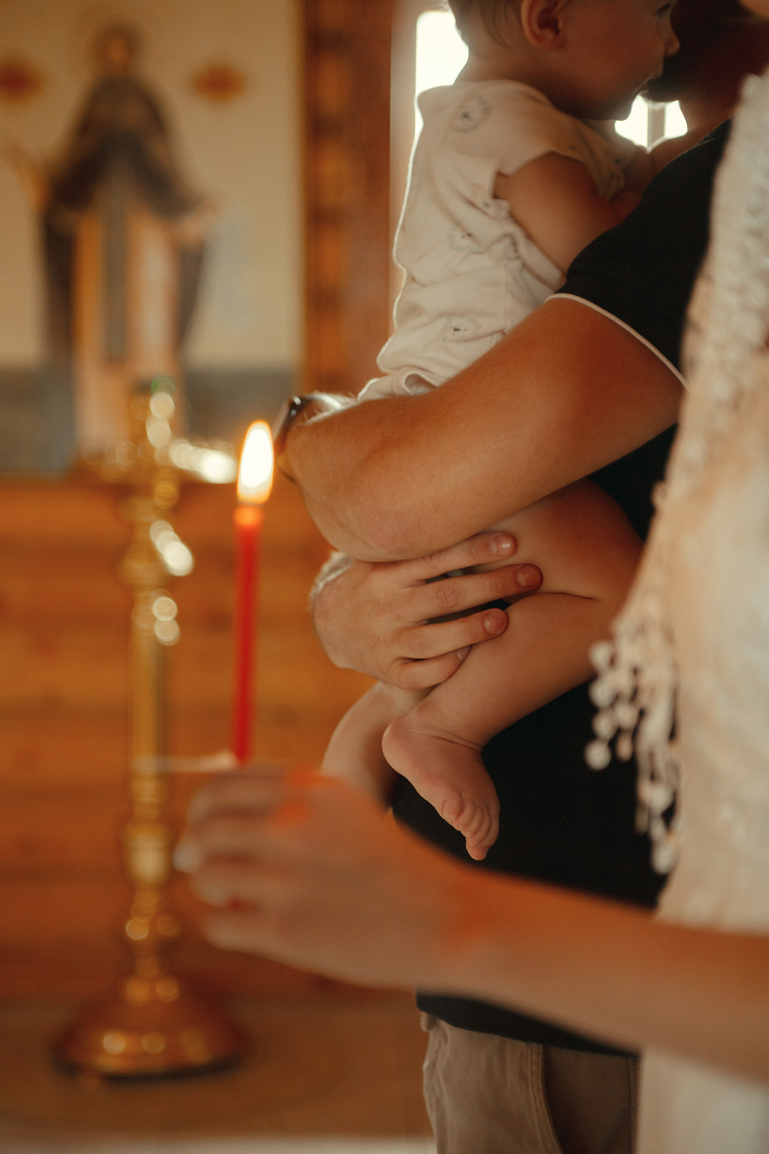 Крещение Александра Храм блаженной Матроны Московской. Фотограф новорожденных Оренбург Оксана Трофимова