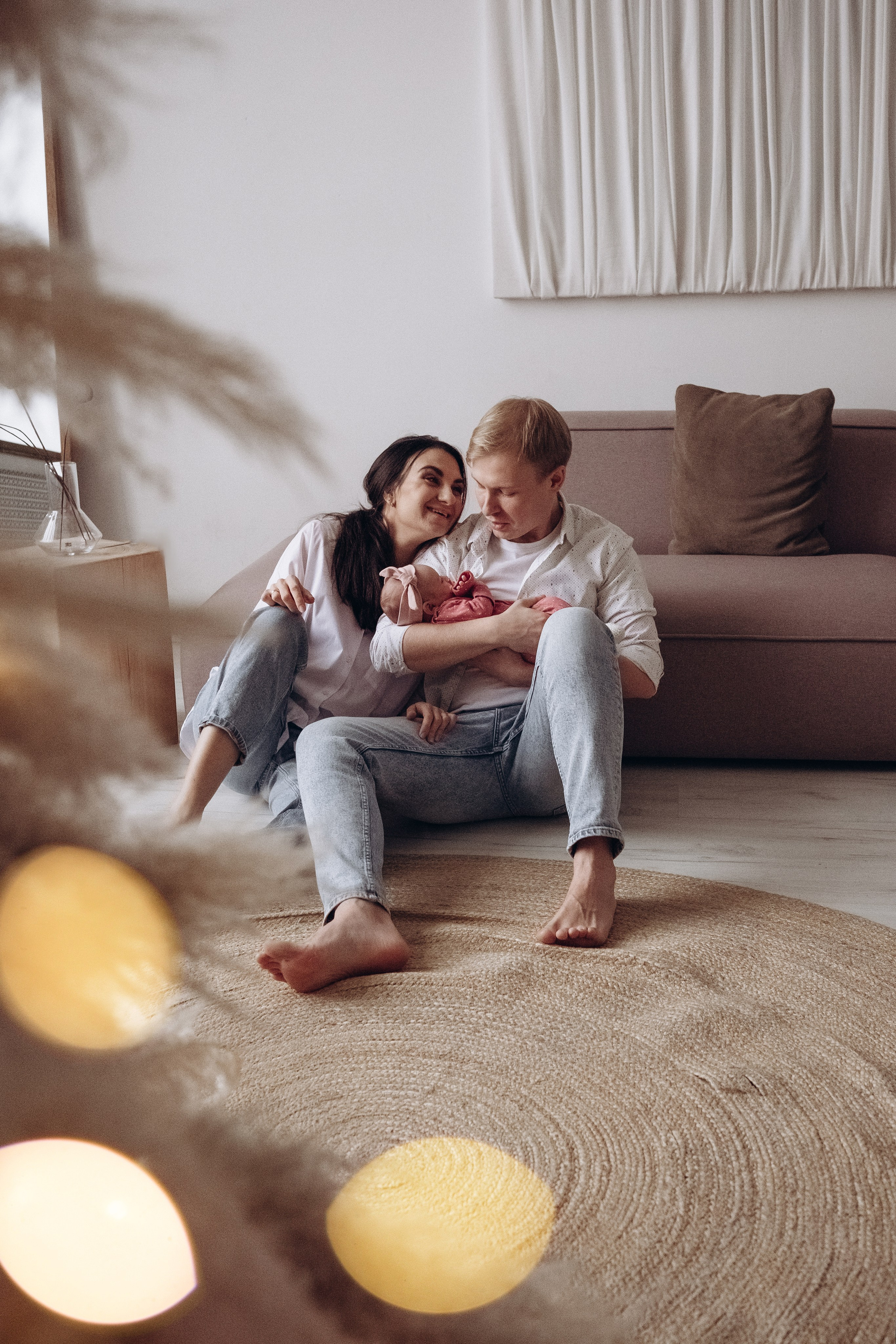 Яна, Леша и малышка Мия. Семейный и детский фотограф в Санкт-Петербурге