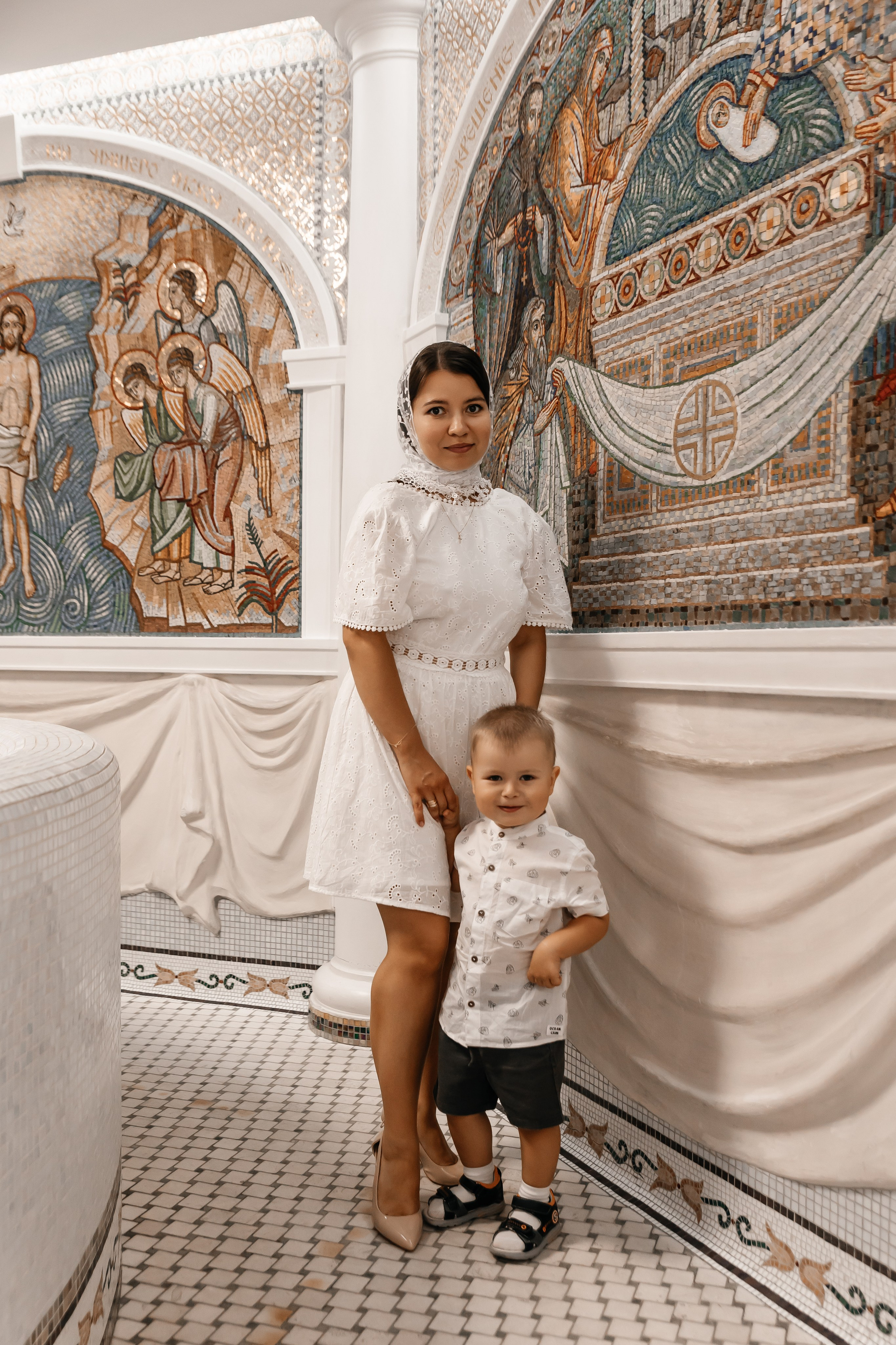 Крещение Амира. Семейный фотограф Минск Усова Ольга