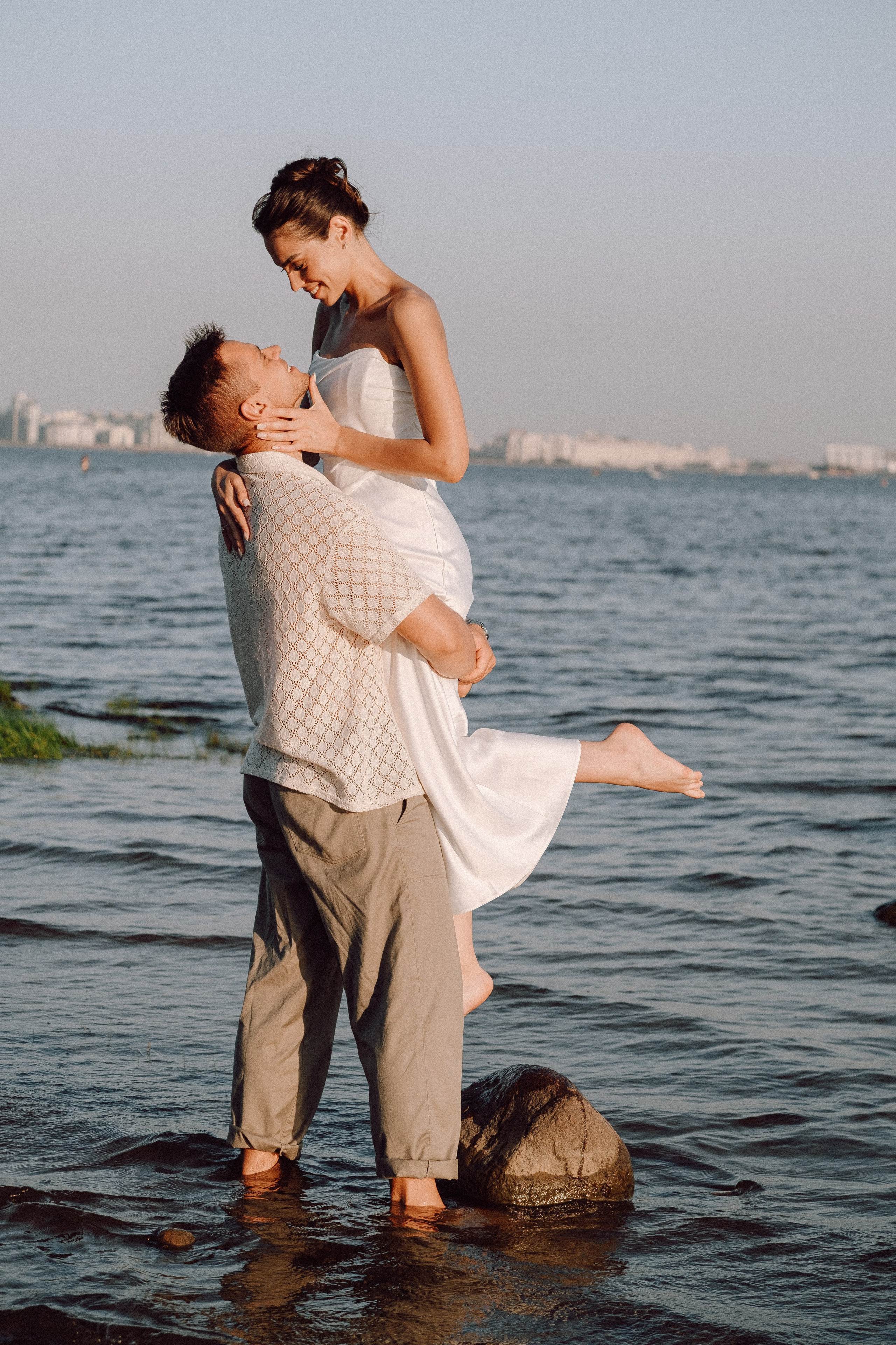 СВАДЕБНАЯ ФОТОСЕССИЯ ВЫЕЗДНОЙ ЦЕРЕМОНИИ (ФИНСКИЙ ЗАЛИВ). Профессиональный фотограф, Санкт-Петербург — Виктория Богомолова